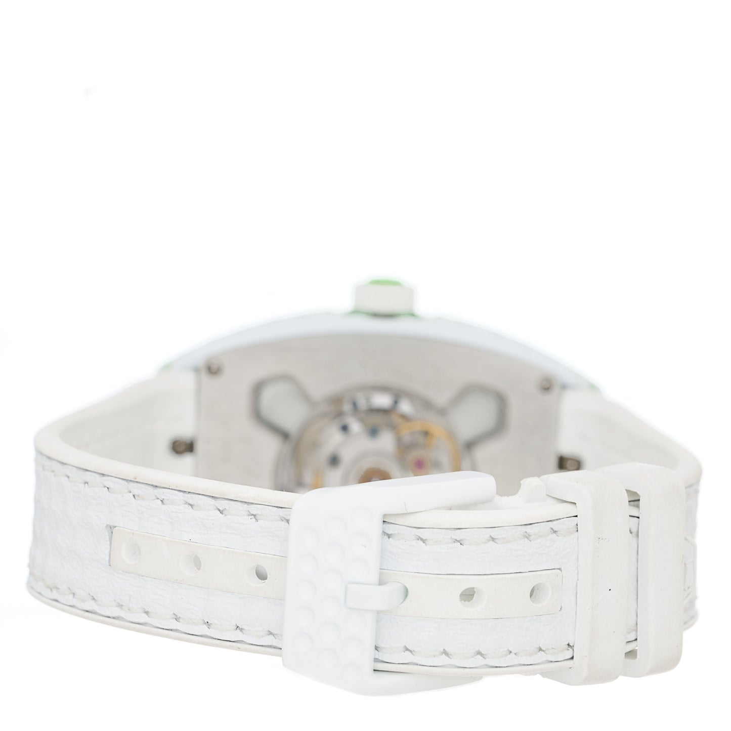Stainless Steel Rubber 32mm Vanguard Golf Automatic Watch White V32SCATFO
