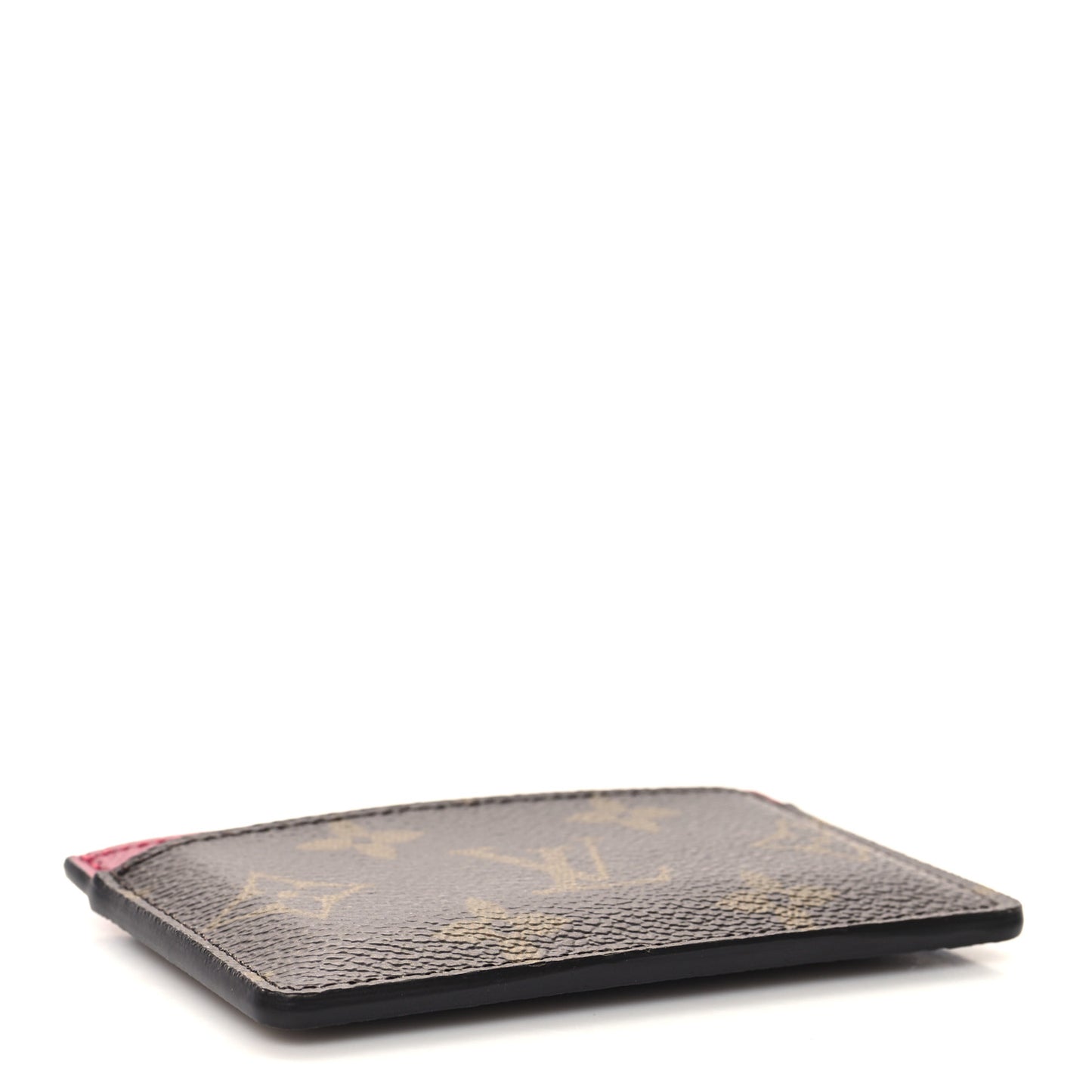LOUIS VUITTON Monogram Card Holder Fuchsia
