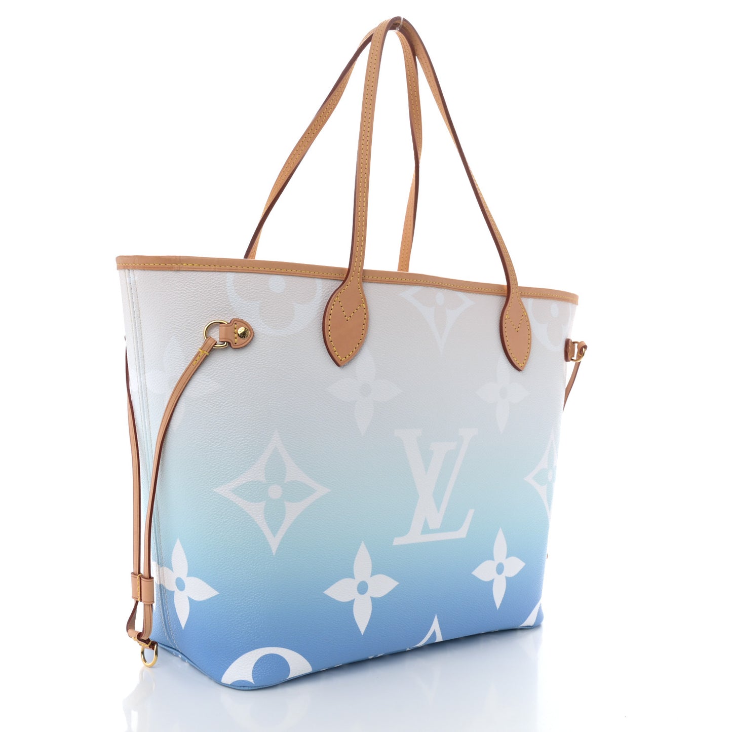 Monogram Giant By The Pool Neverfull MM Blue