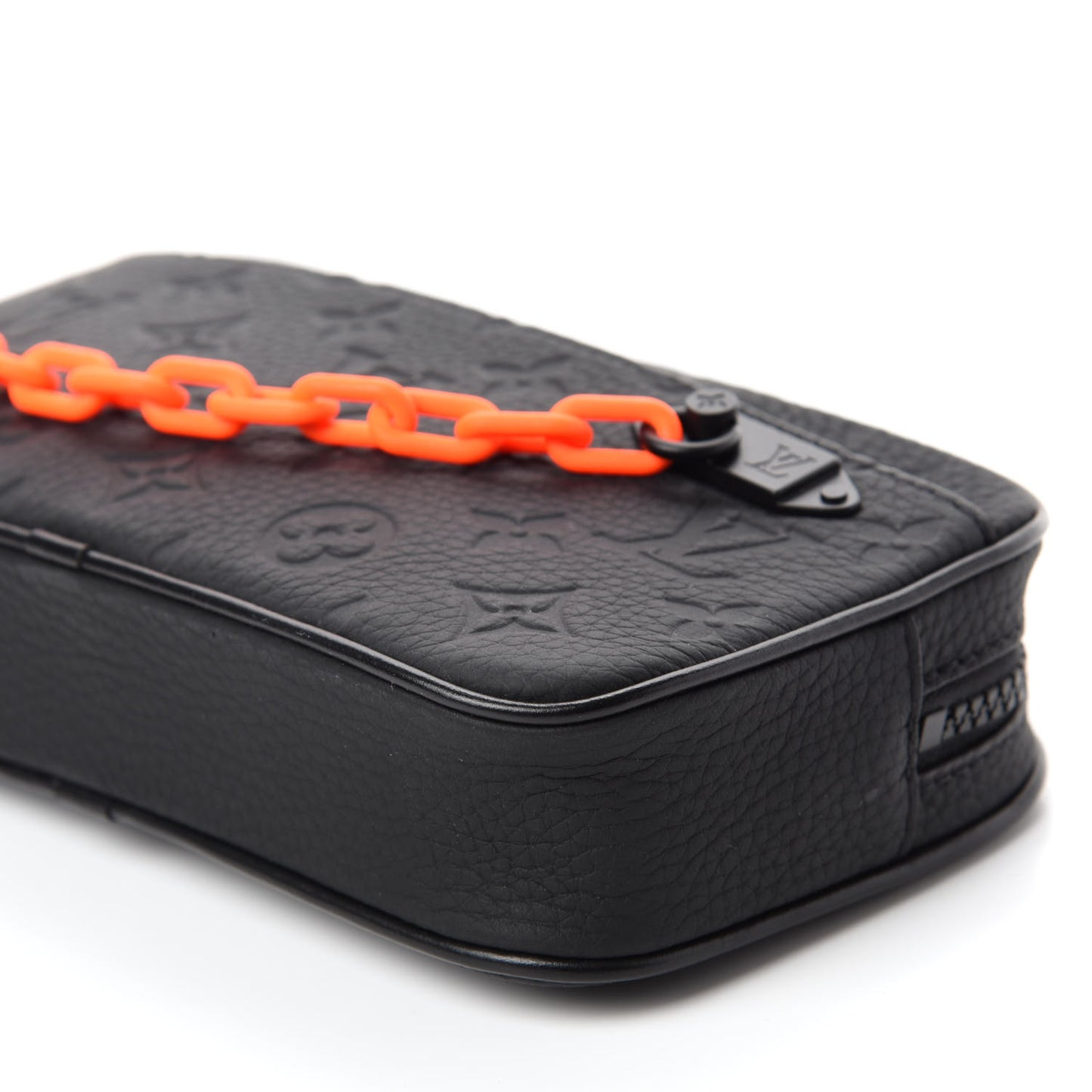 Taurillon Monogram Uniformes Solar Ray Soft Pochette Volga Belt Bag Black