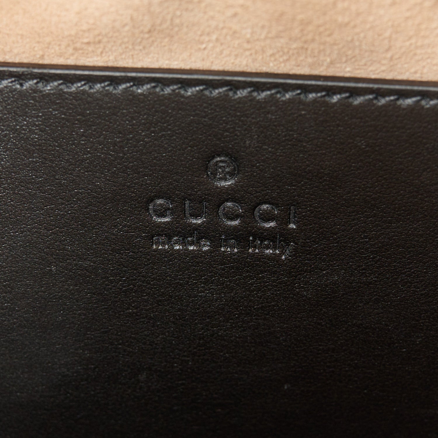 Gucci Calfskin Matelasse Small GG Marmont Chain Shoulder Bag Black 6 of 10