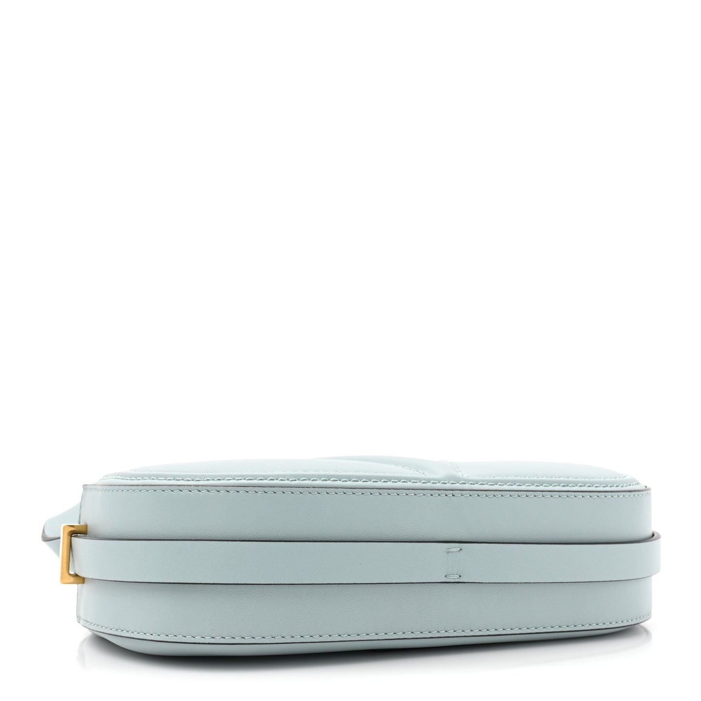 Vitello Small Logo Go Crossbody Bag Blue