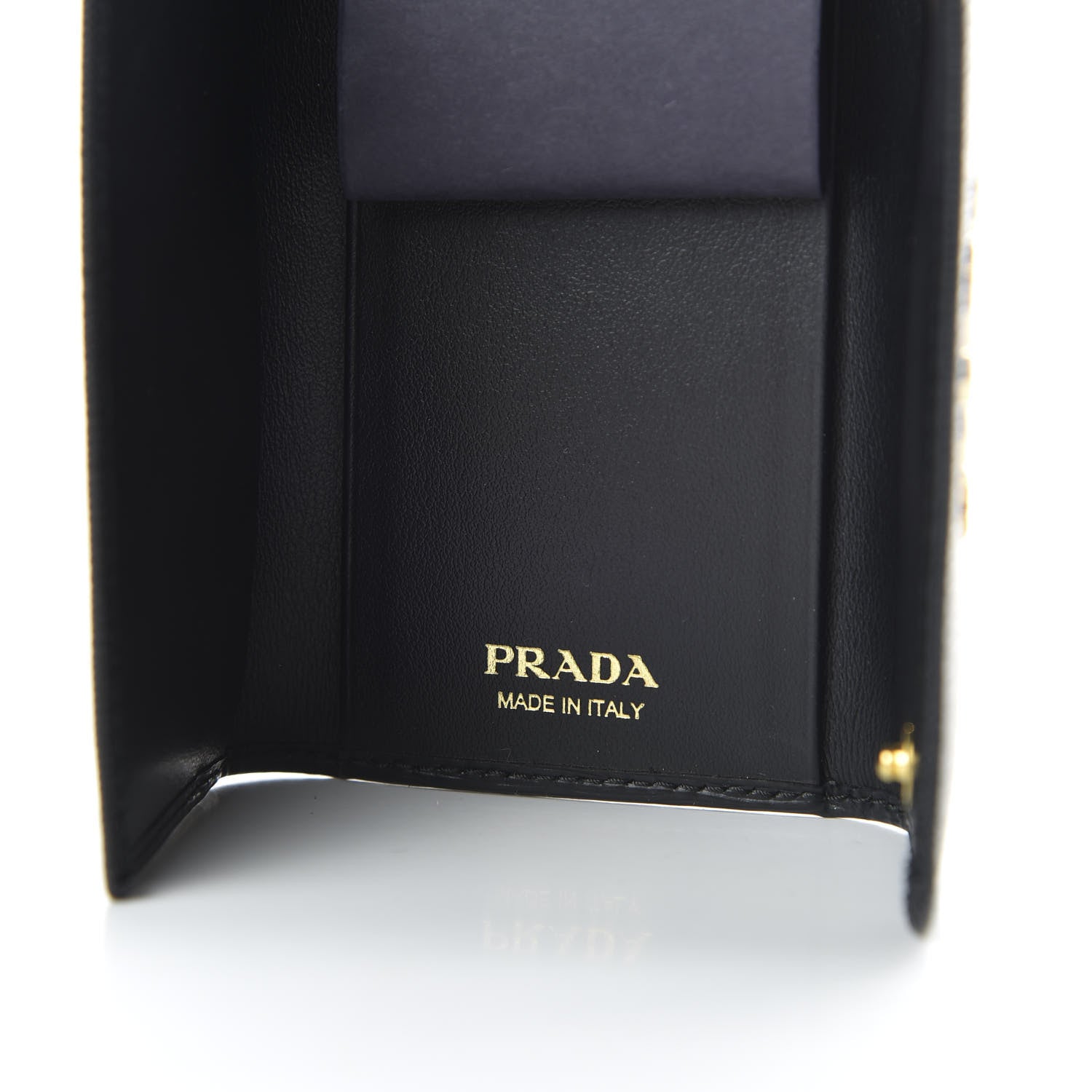 Prada Vitello Move 6 Key Holder Black 6 of 8
