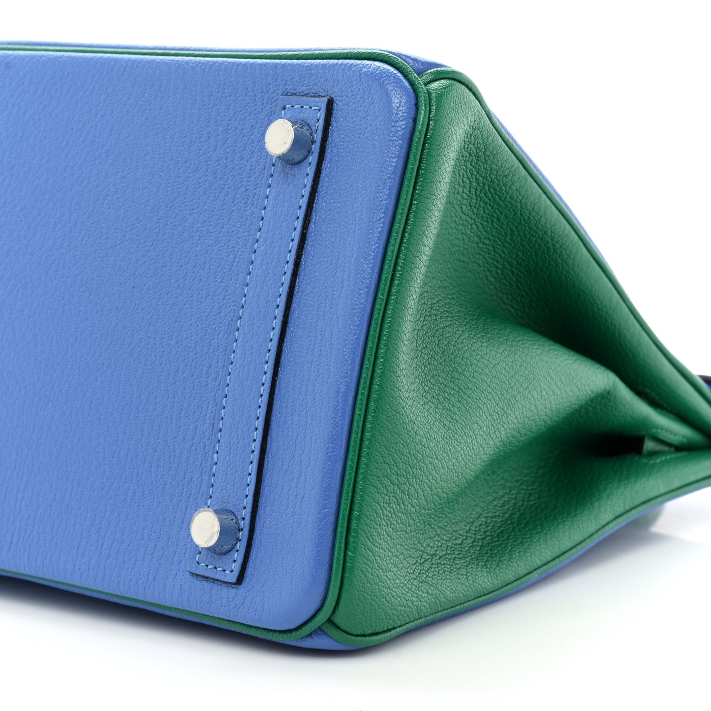 Chevre Mysore Horseshoe Birkin 30 Bleu Hydra Vert Bengale