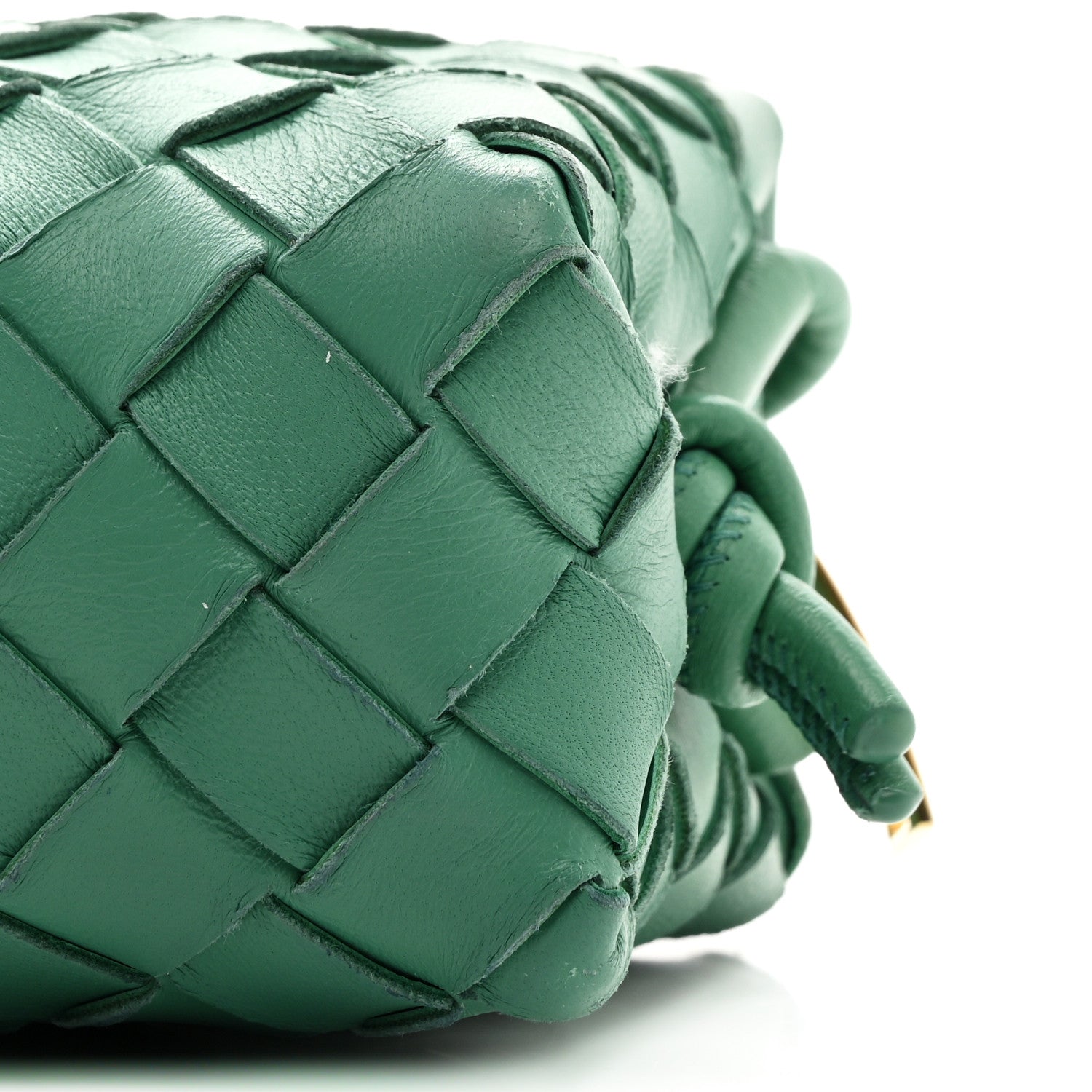 Bottega Veneta Nappa Intrecciato Candy Loop Camera Bag Mermaid 9 of 12