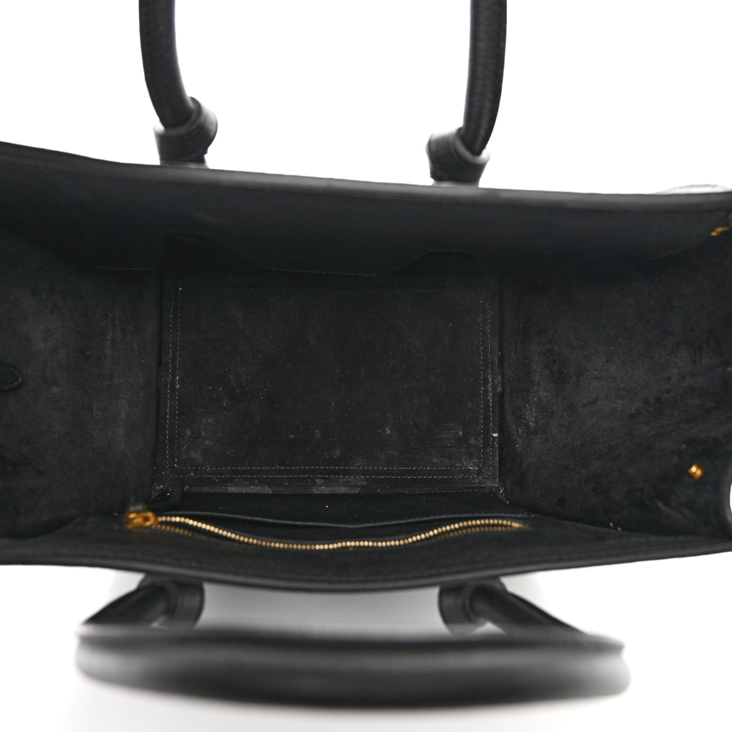 Crisped Calfskin Mini Tie Knot Tote Black