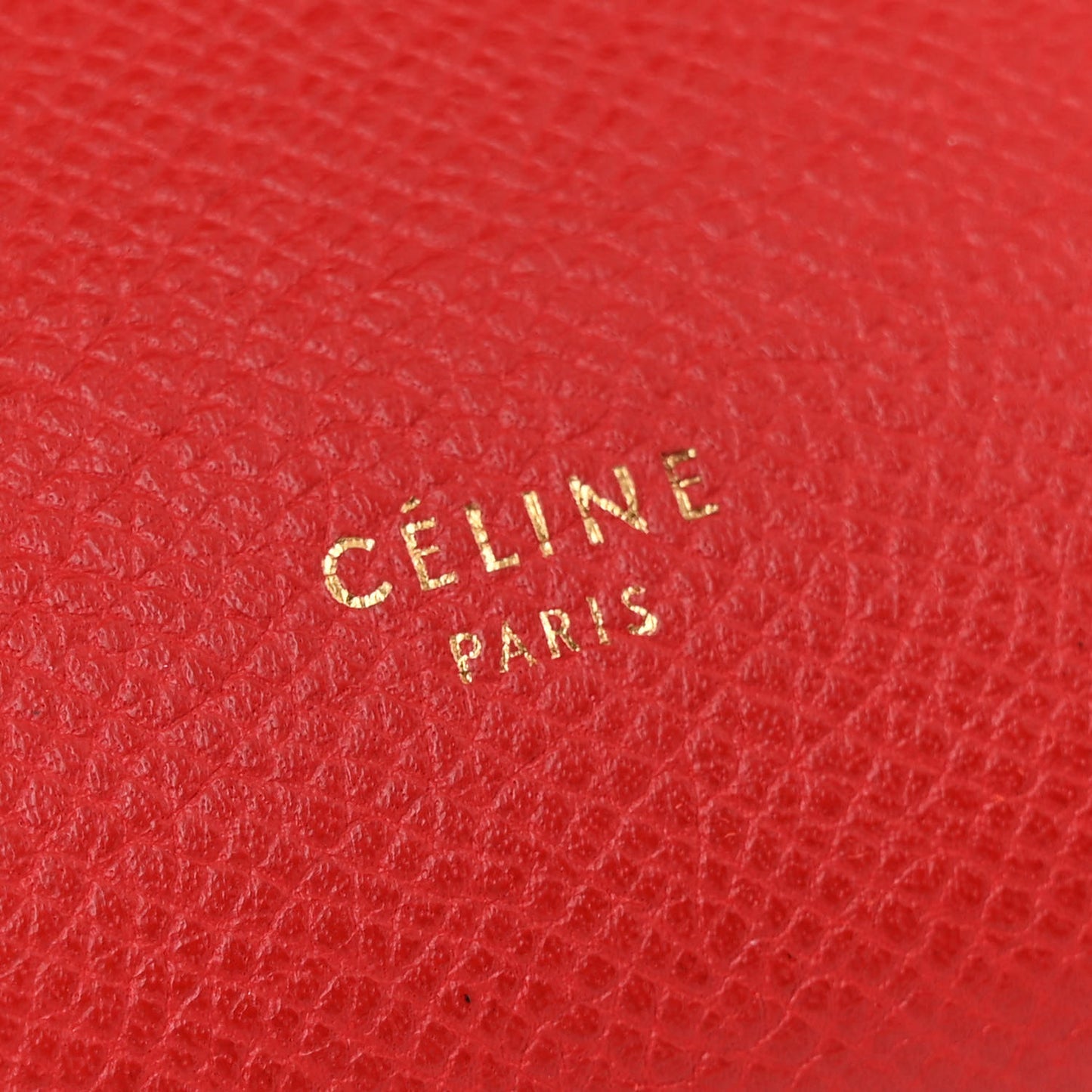 Grained Calfskin Mini Belt Bag Coquelicot