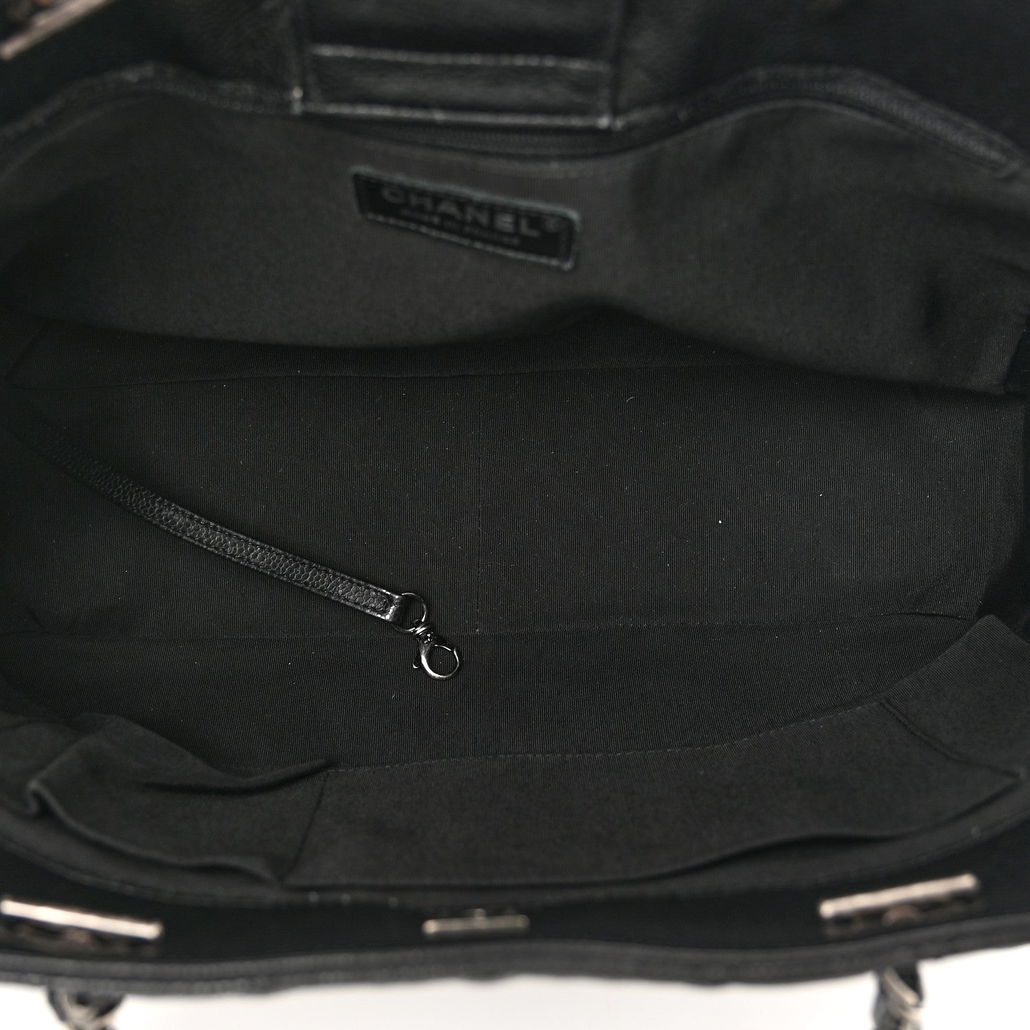 Chanel Caviar Quilted Large Shopping Tote Black 6 of 12