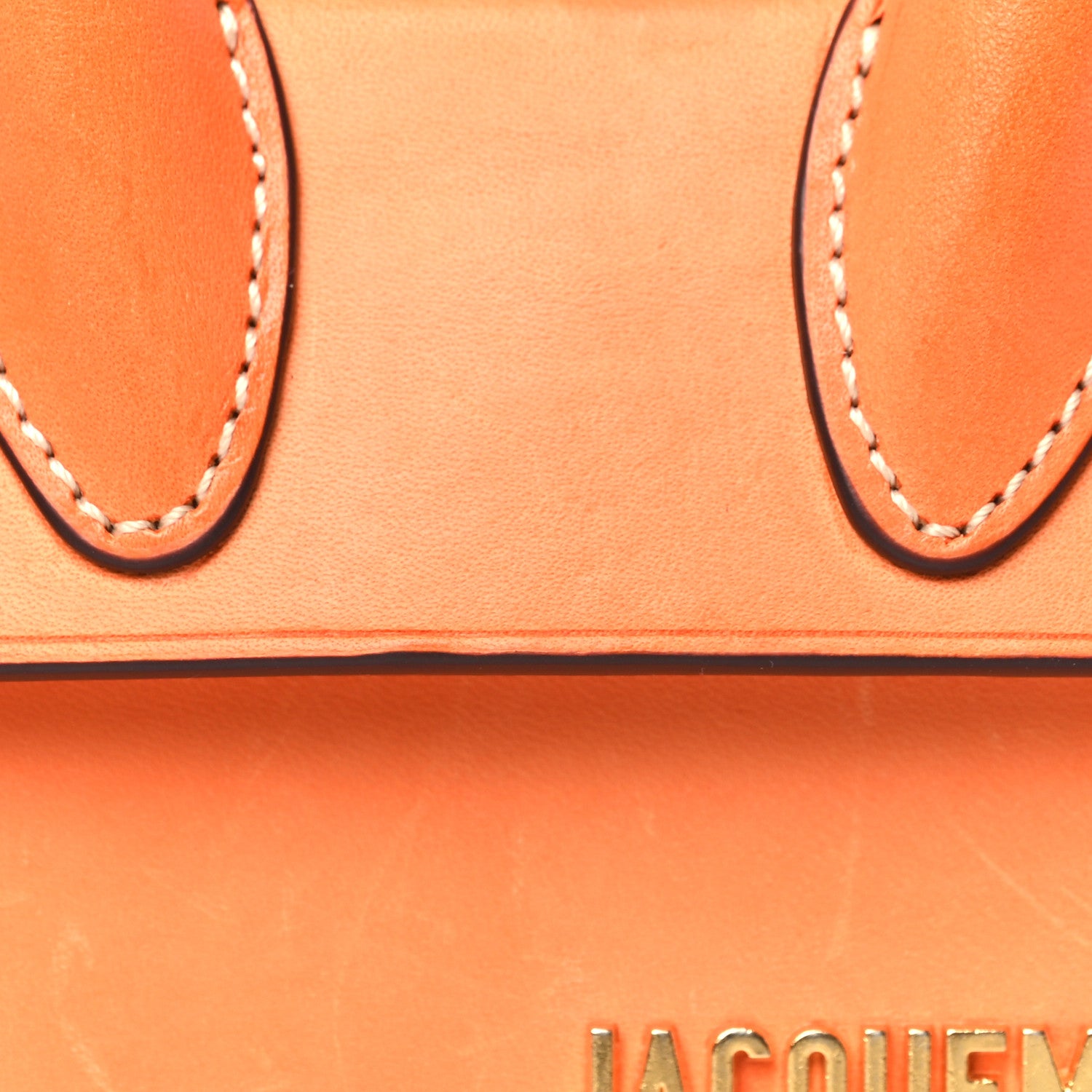Jacquemus Smooth Calfskin Le Chiquito Orange 7 of 10