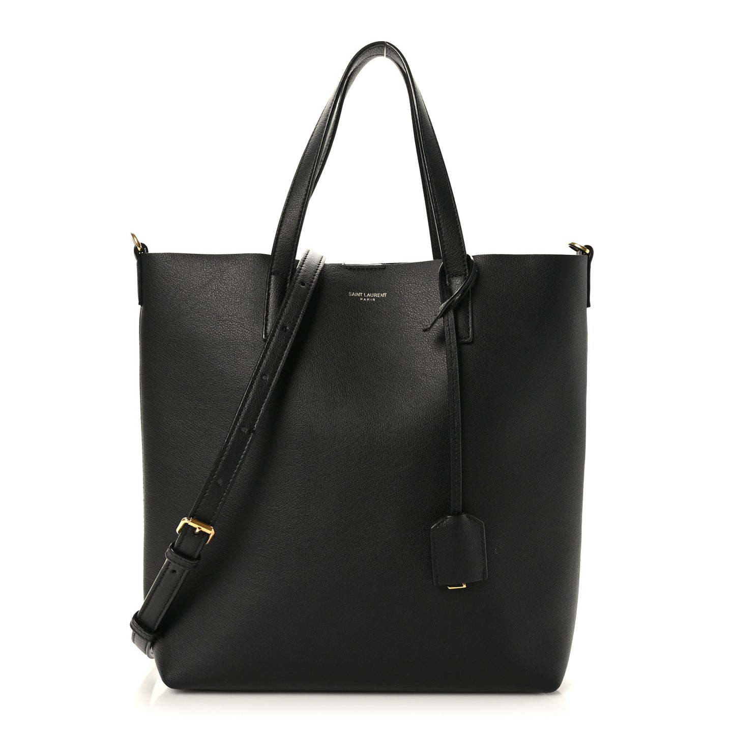Calfskin Toy Shopping Tote Black
