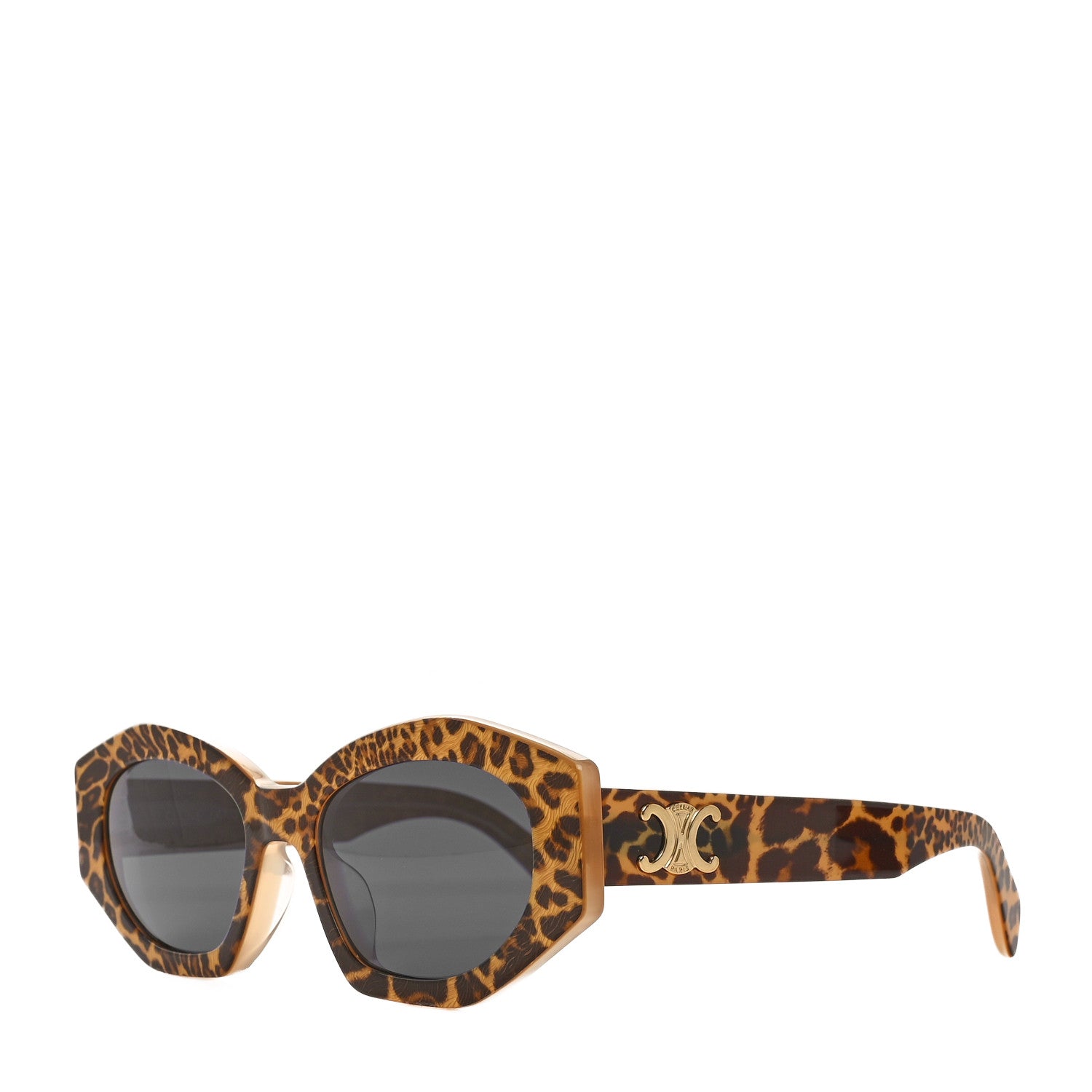 Celine Acetate Triomphe 01 Sunglasses CL 40238U Leopard 1677269