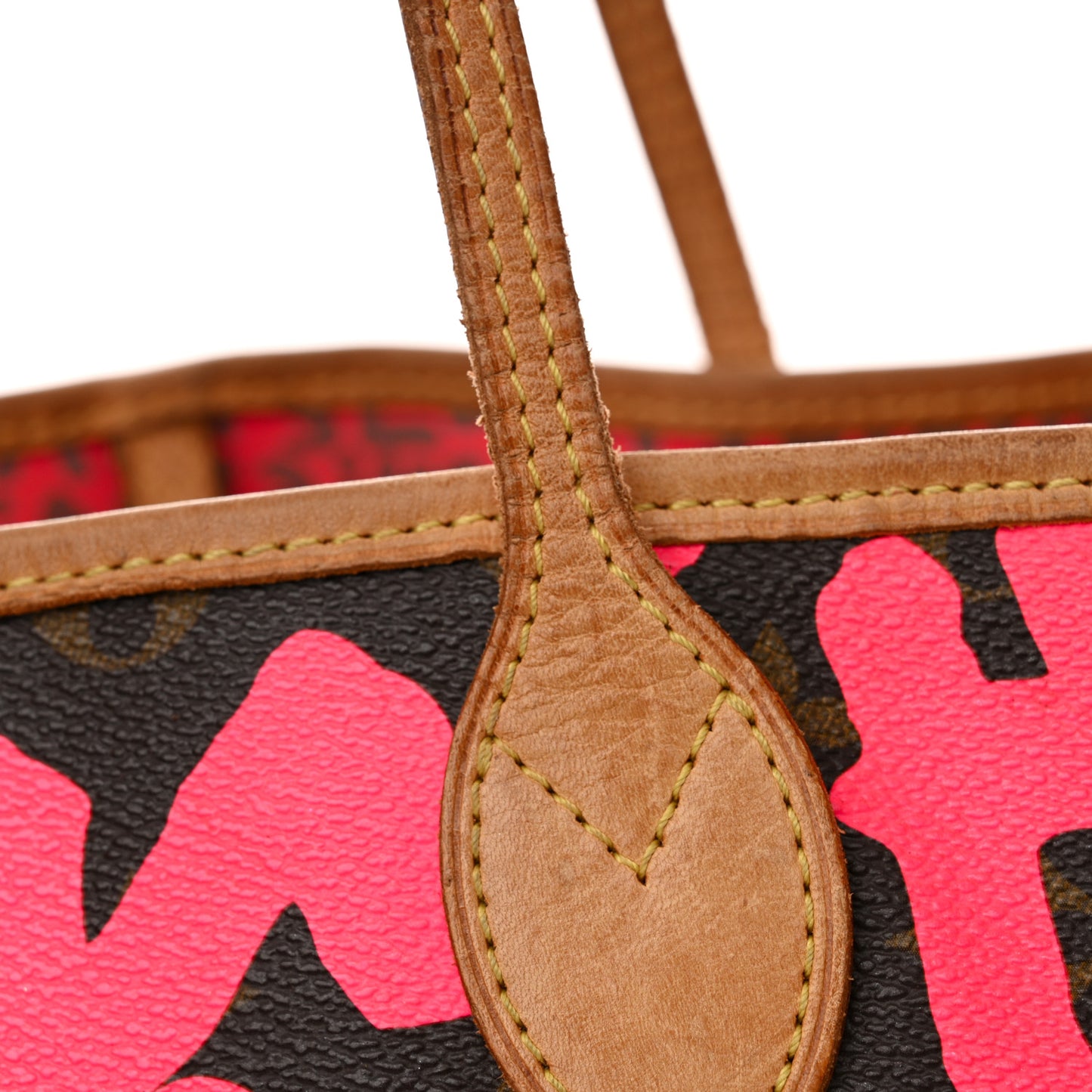 Monogram Graffiti Neverfull GM Fuchsia