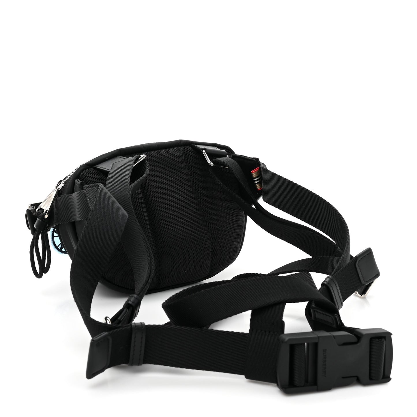 Econyl Logo Print Bum Bag Black