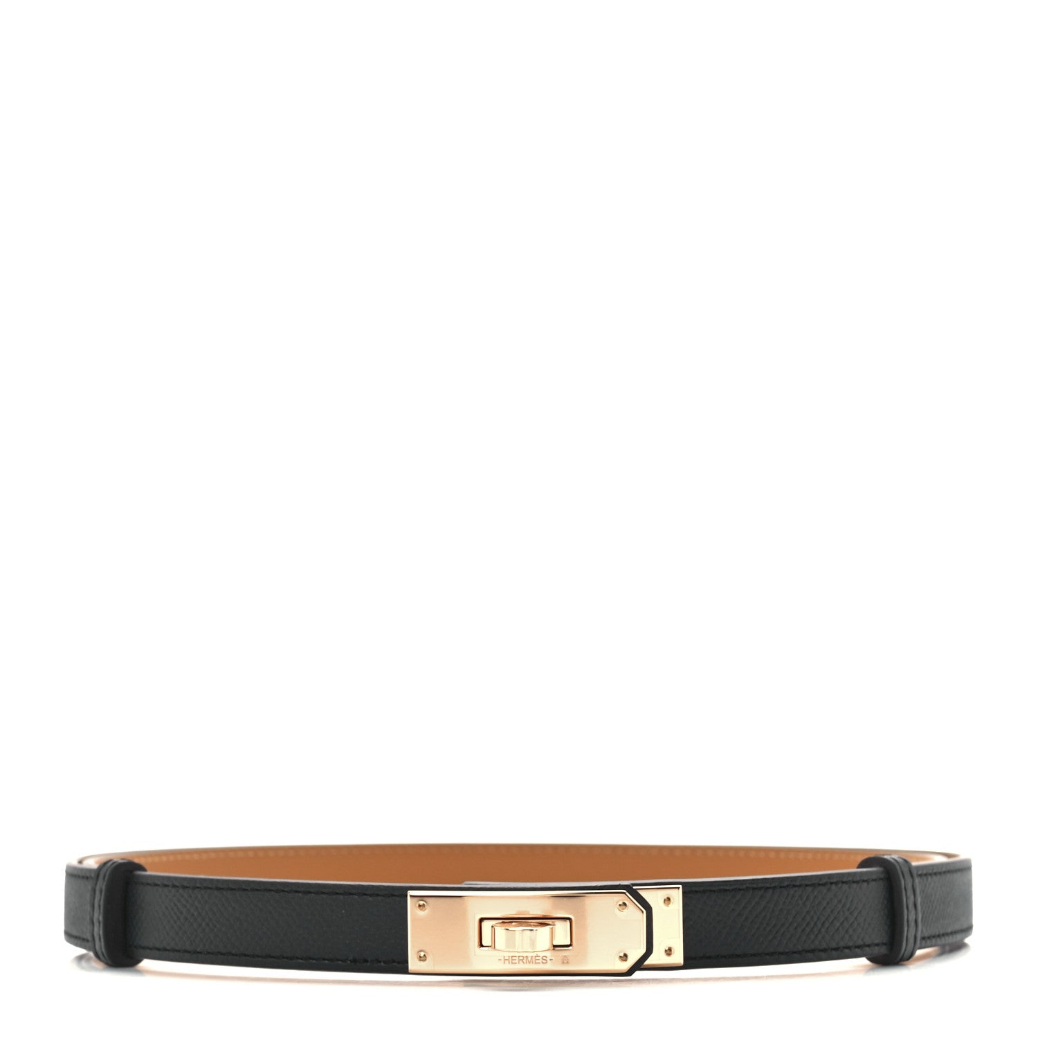 Hermes Epsom Kelly Belt Black 1 of 6
