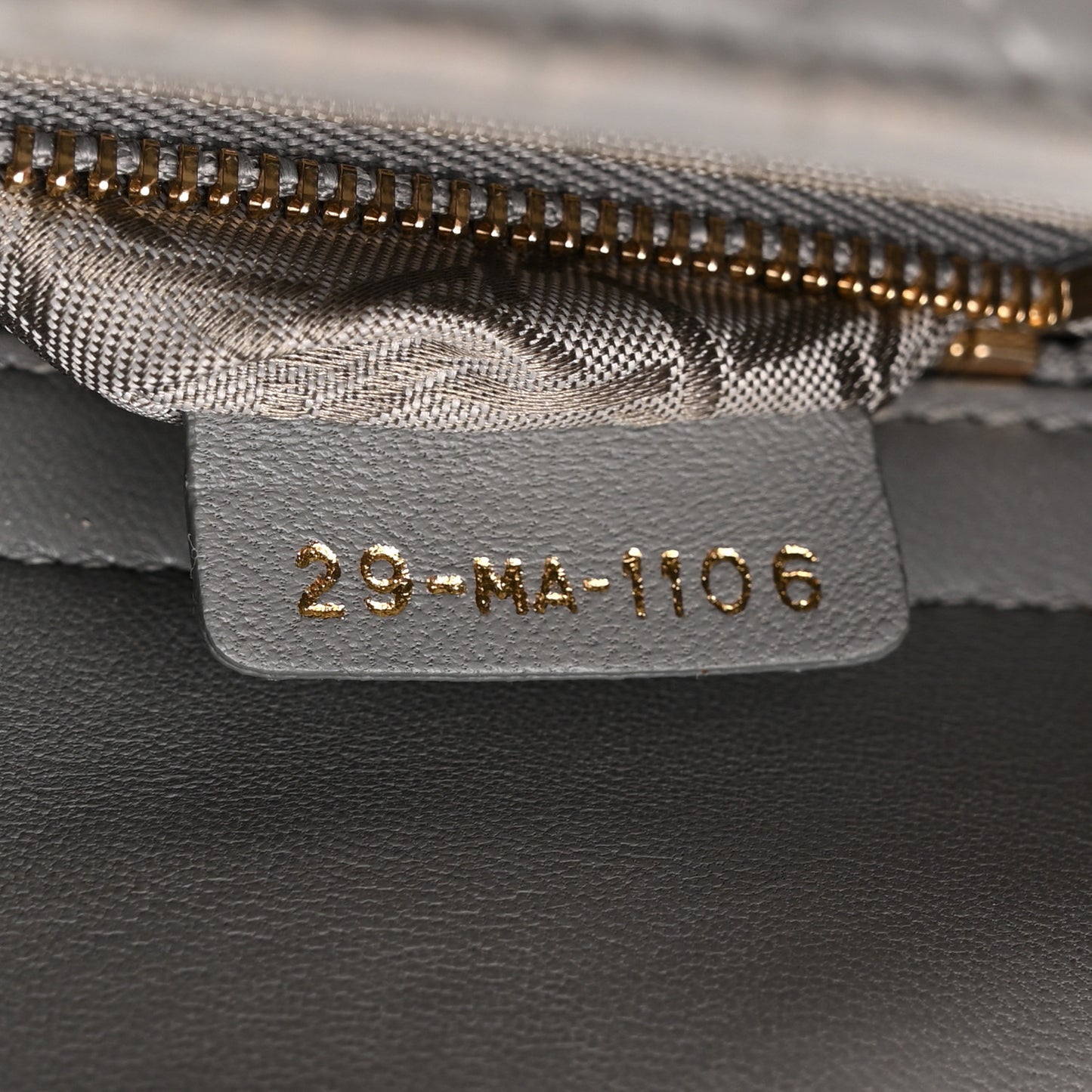 Lambskin Cannage Small Lucky Badges My Lady Dior Grey