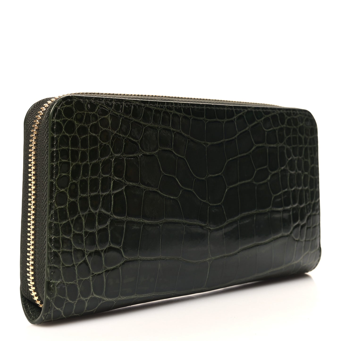 Alligator Zippy Wallet Green