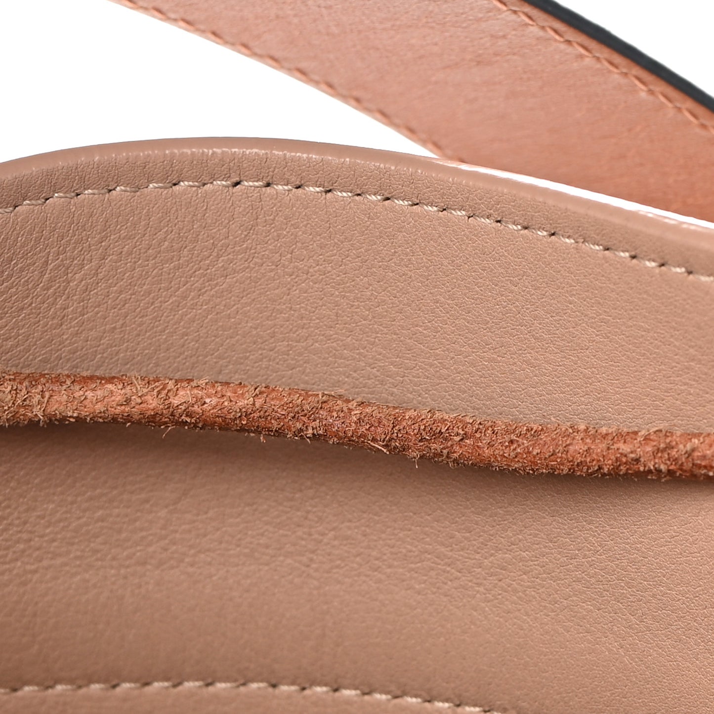 Calfskin Fisherman Hook Drawstring Hobo Bag Blush Nude
