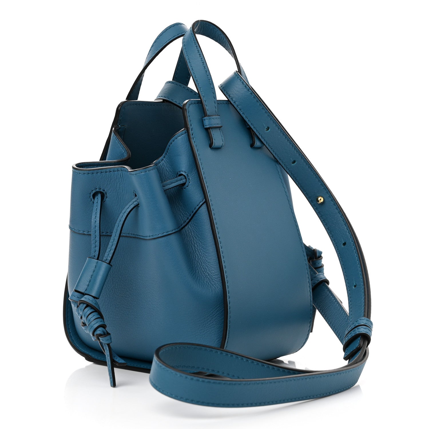Loewe X SPIRITED AWAY Calfskin Bo Mouse Mini Hammock Shoulder Bag Lagoon Blue 3 of 11