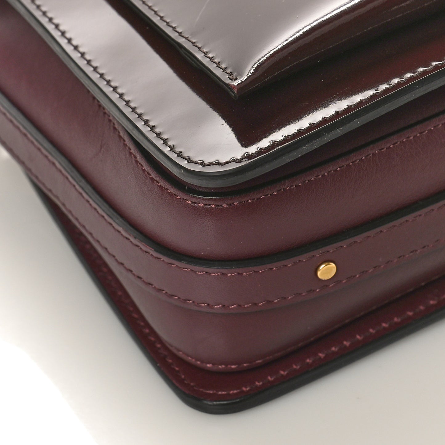 Patent Small Roy Bag Burnt Brown