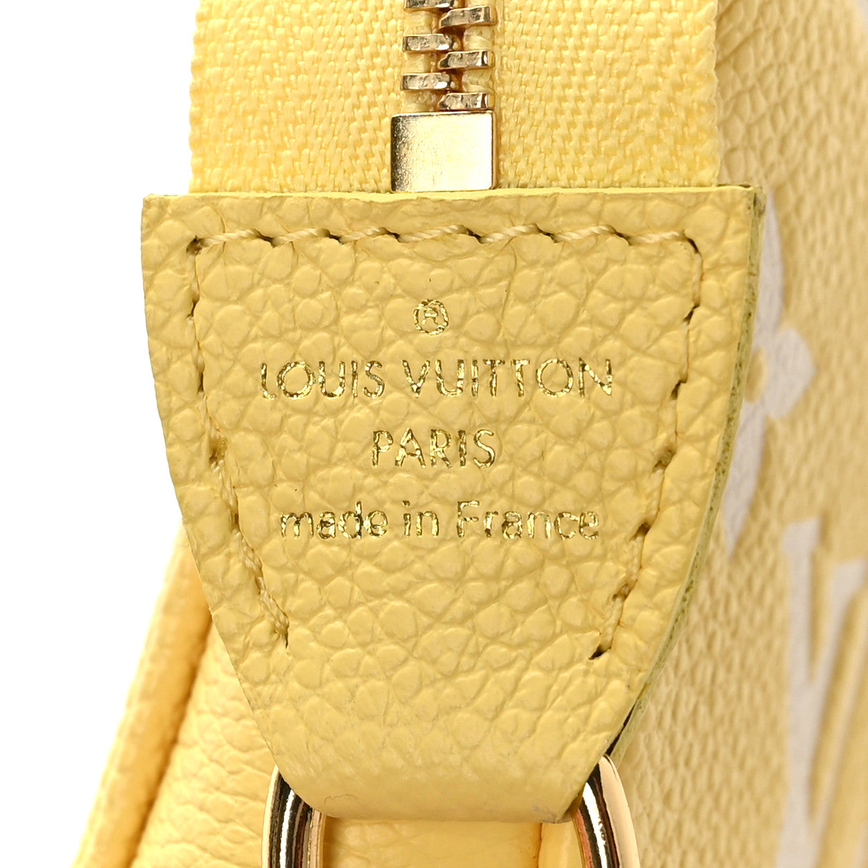 Empreinte Monogram Mini Pochette Accessories Lemon Curd Yellow