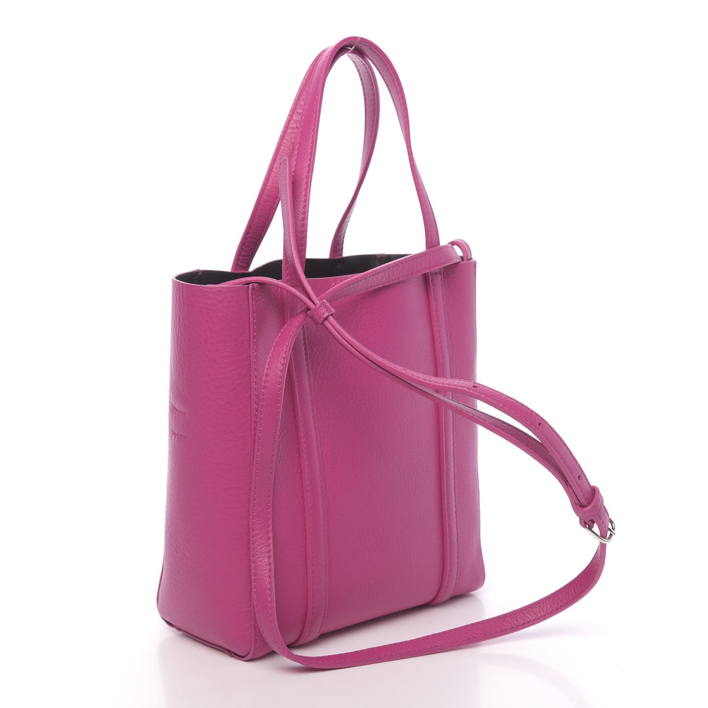 Calfskin XXS Everyday Tote Rose Magenta Black