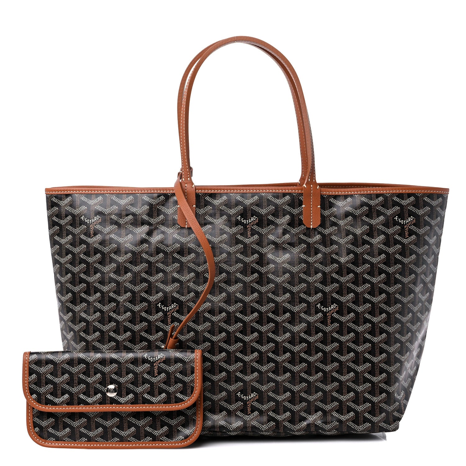 Goyard Goyardine Saint Louis PM Black Gold 1 of 10
