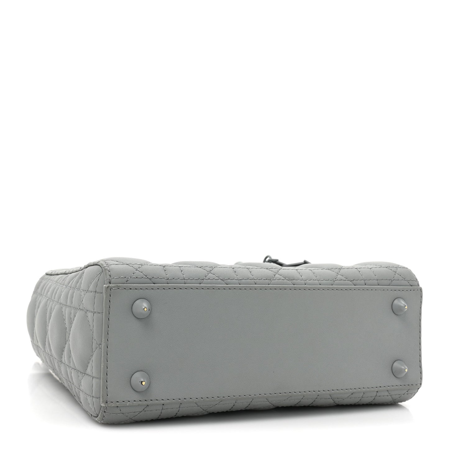 Ultra Matte Calfskin Cannage Small My ABCDior Lady Dior Gray