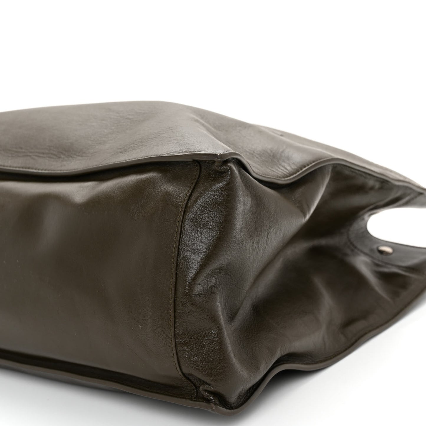 Vitello Large Rive Gauche Tote Dark Green