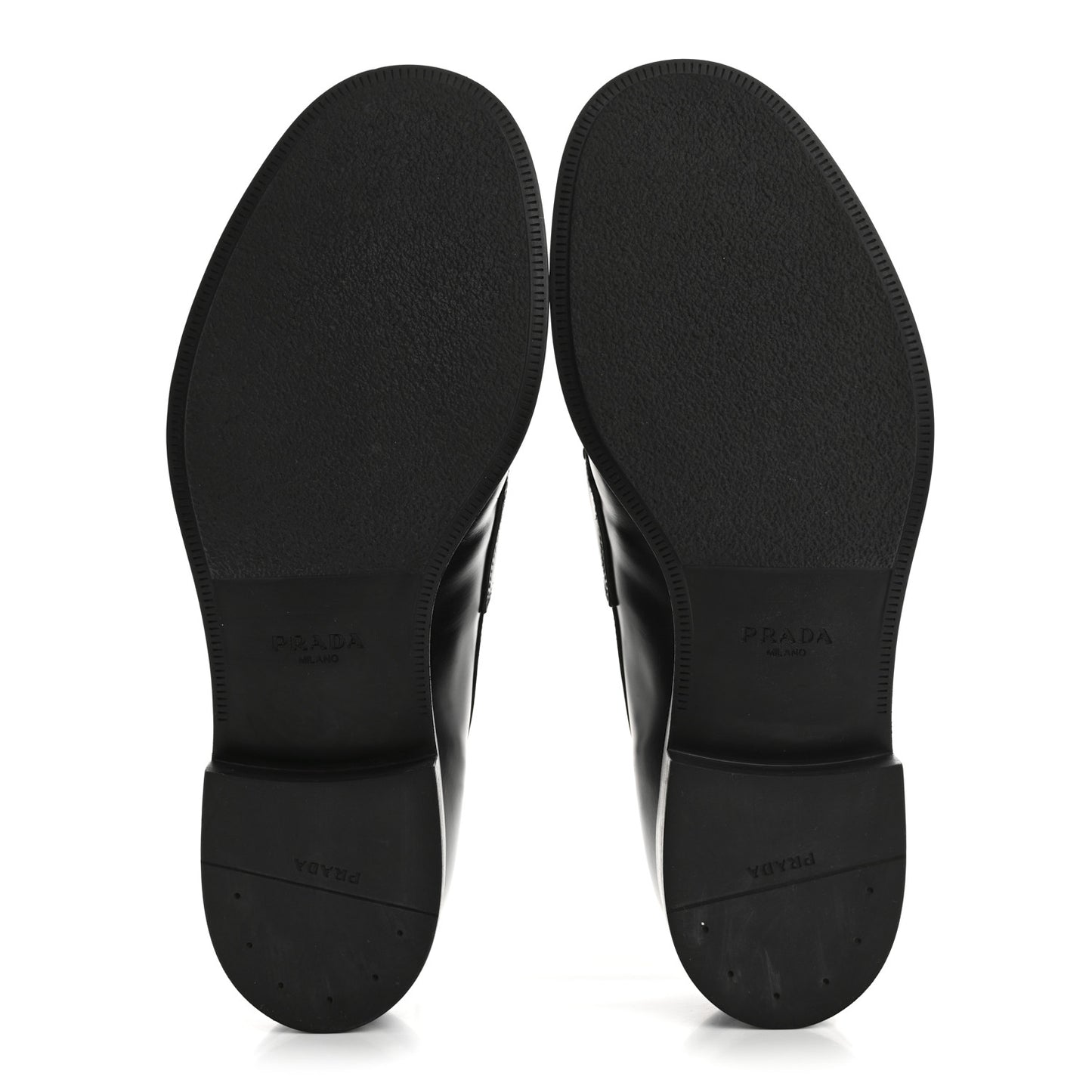Spazzolato Triangle Logo 50mm Loafers 8 Black
