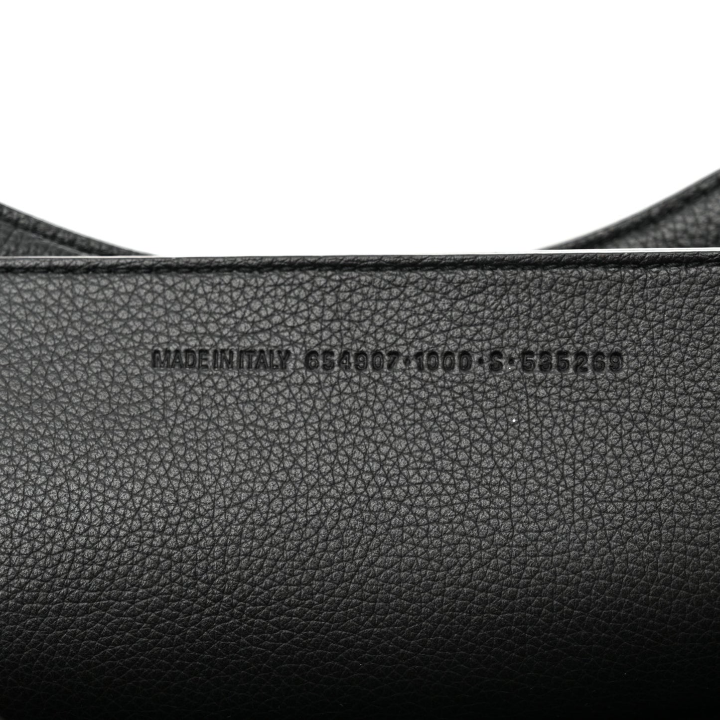 Grained Calfskin Black Hardware Neo Classic City Black