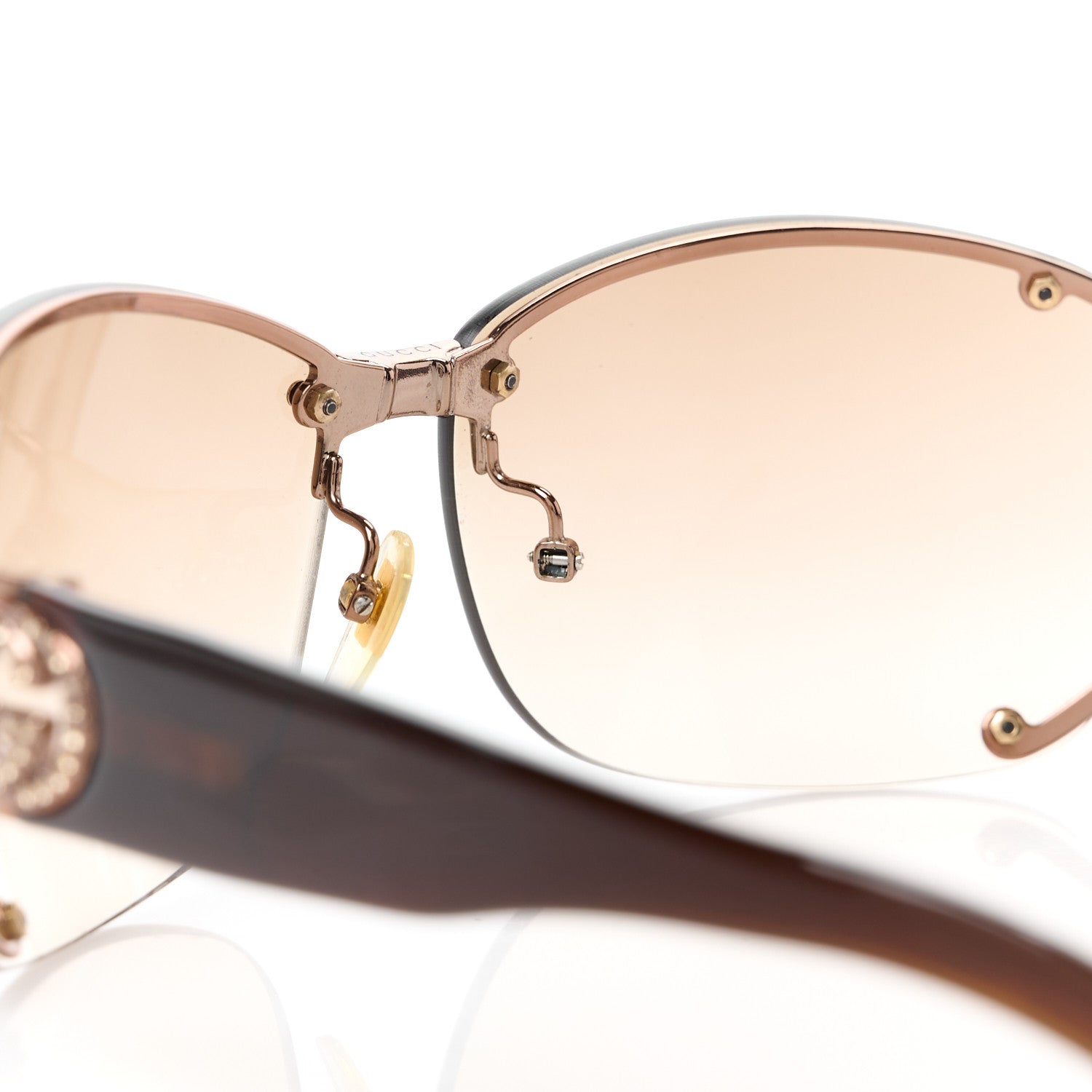 Gucci Crystal GG 2820/F/S Sunglasses Brown 8 of 10