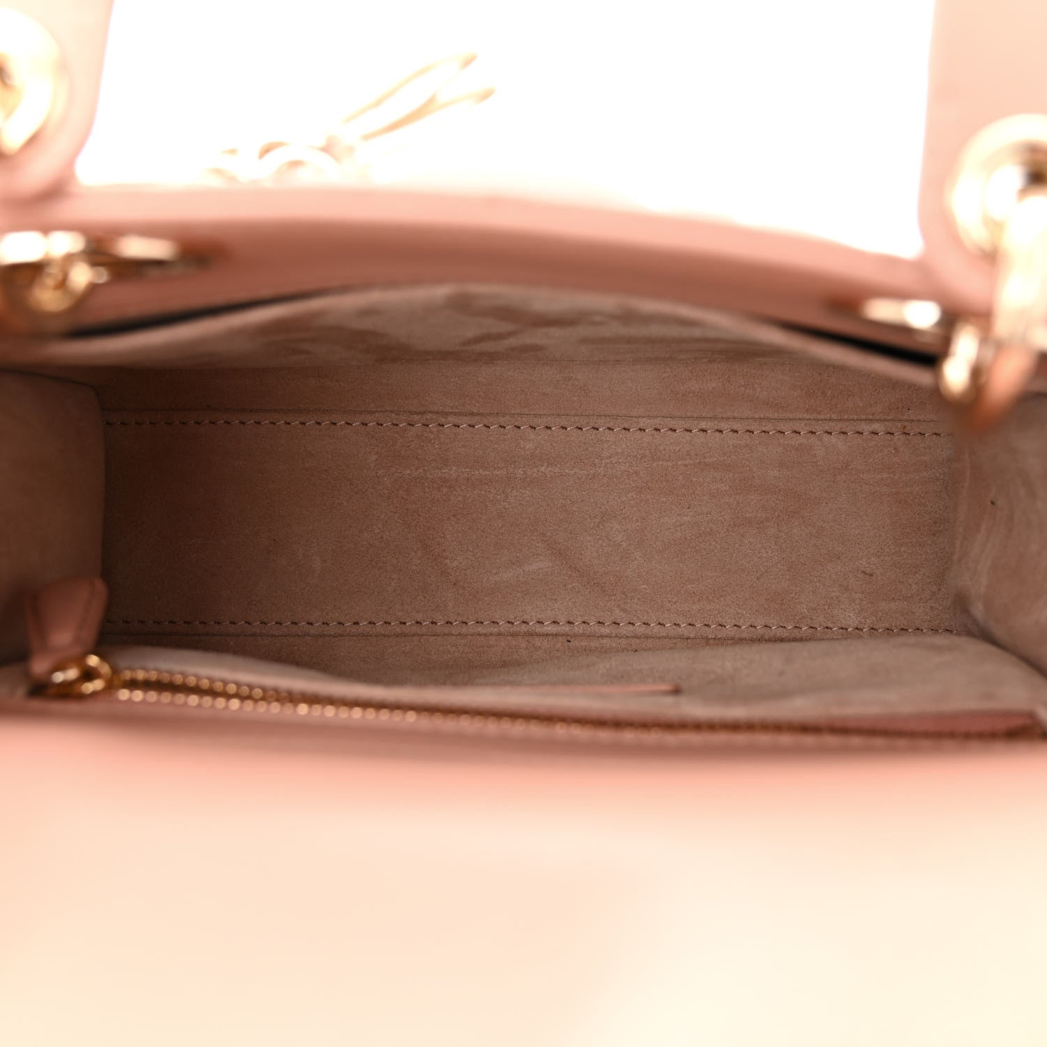 Christian Dior Lambskin Cannage Dragonfly Studs Small Lady Dior Rose Des Vents 5 of 10