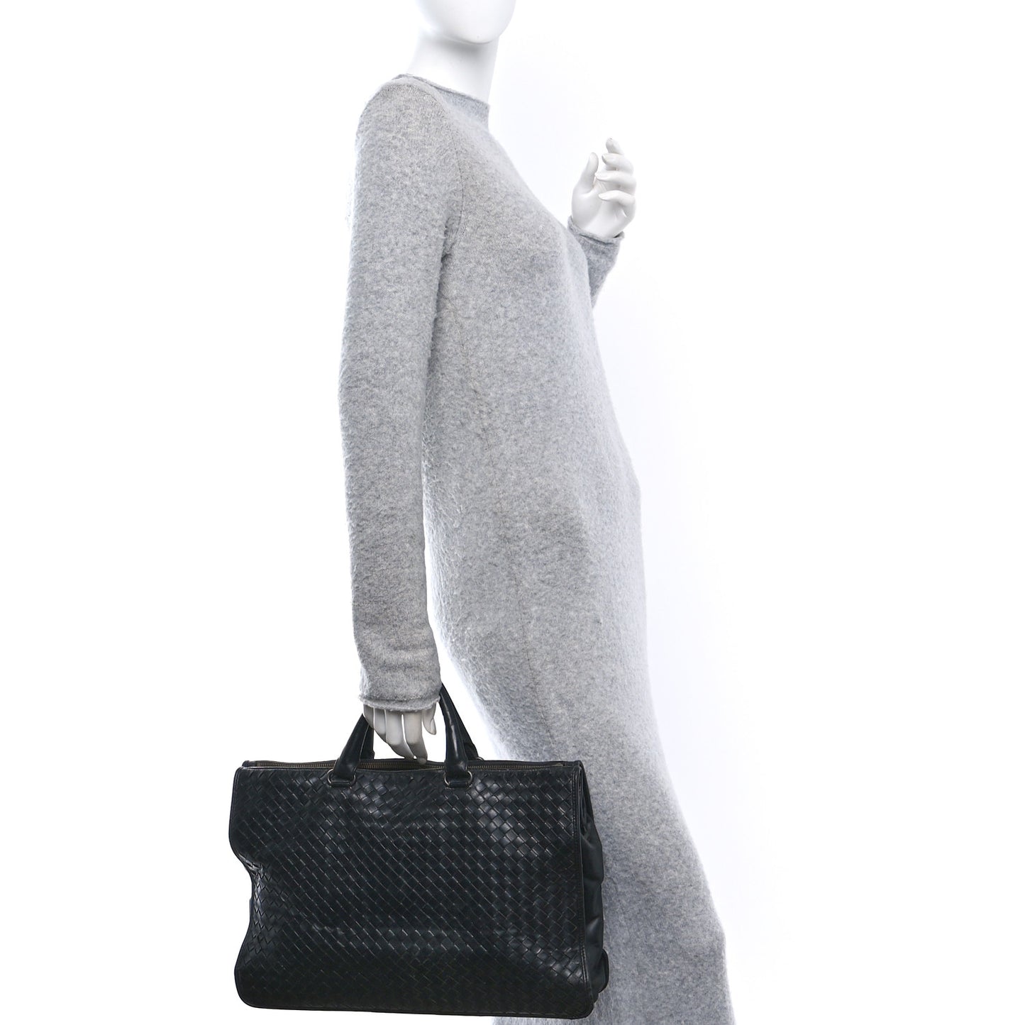 Nappa Intrecciato Tote Black