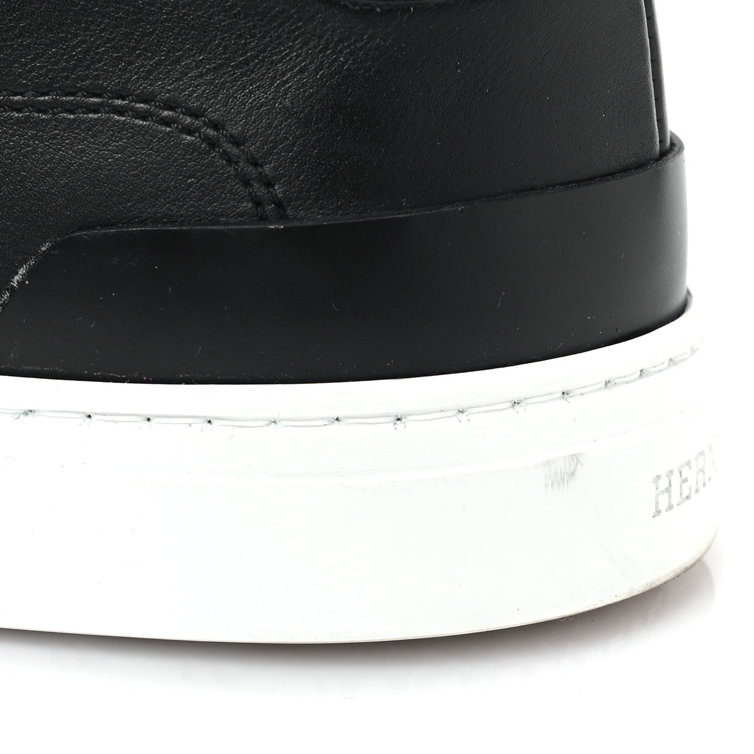 Hermes Calfskin Deep Sneakers 39 Black 9 of 10