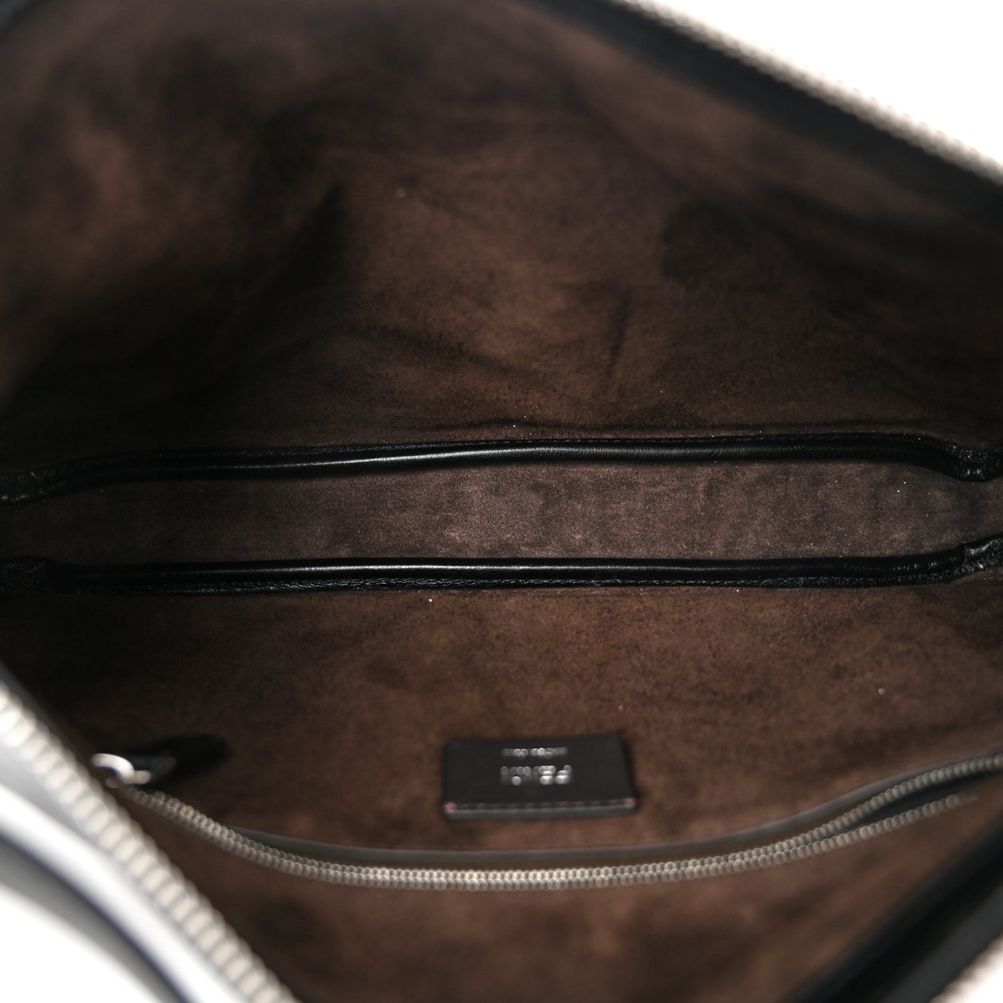 Vitello Medium Simply Fendi Shoulder Bag Black