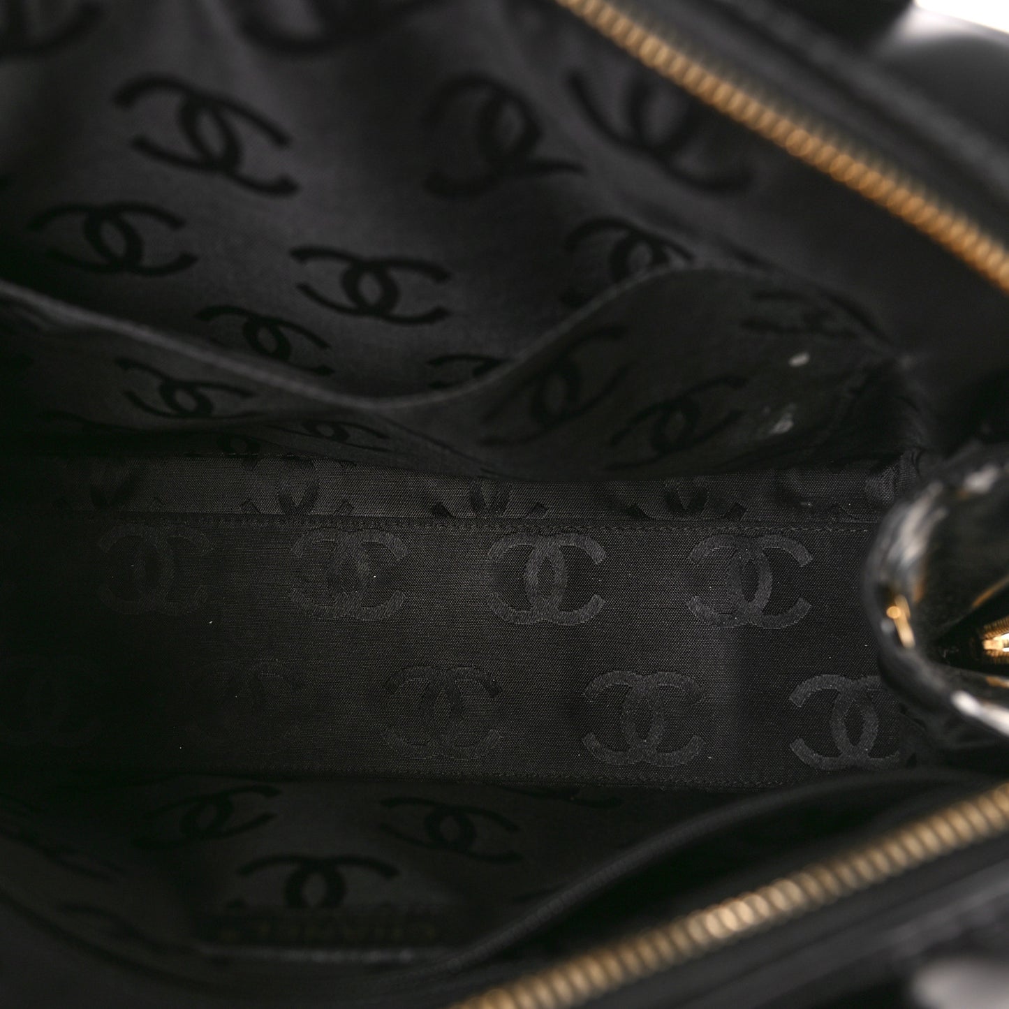 Calfskin Stitch Surpique Bowler Black