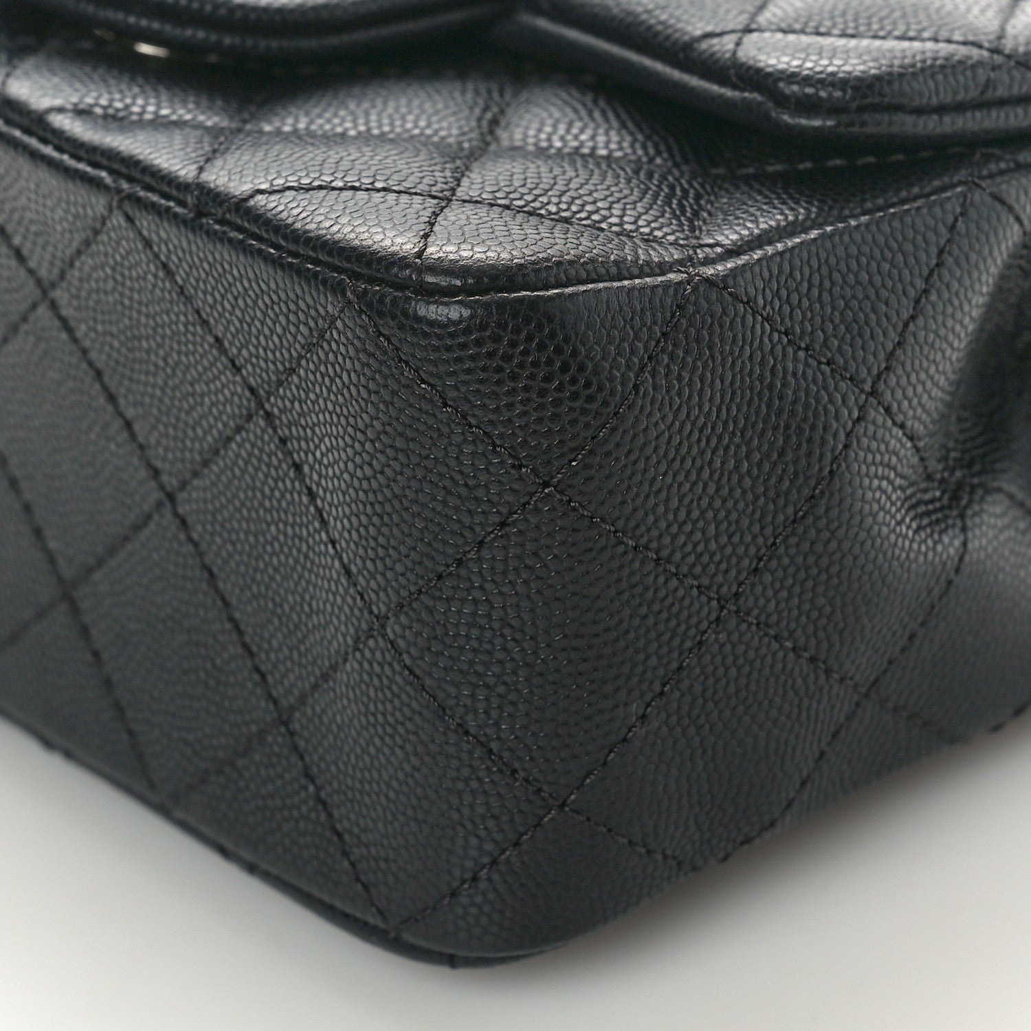 Chanel Caviar Quilted Mini Square Flap Black 10 of 10