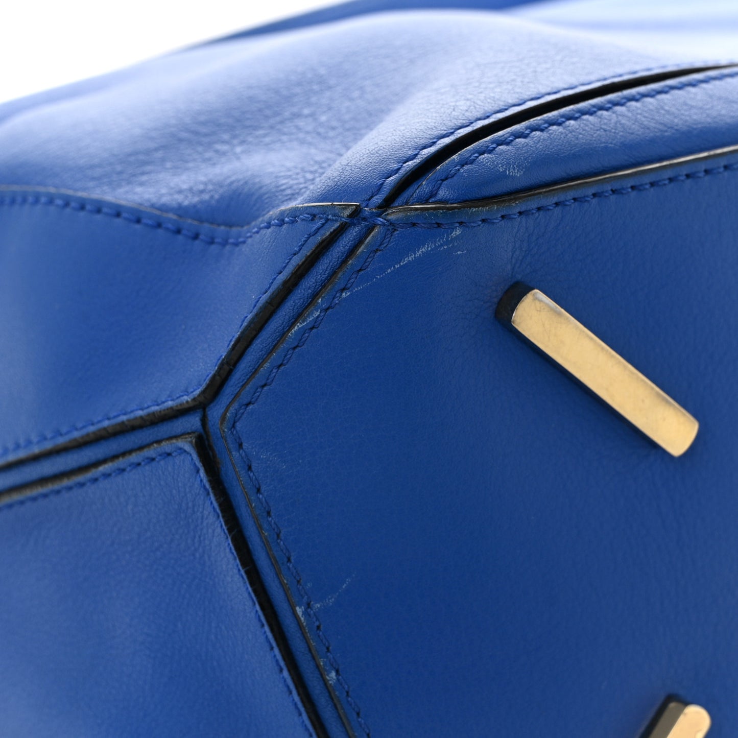 Calfskin Medium Puzzle Bag Electric Blue