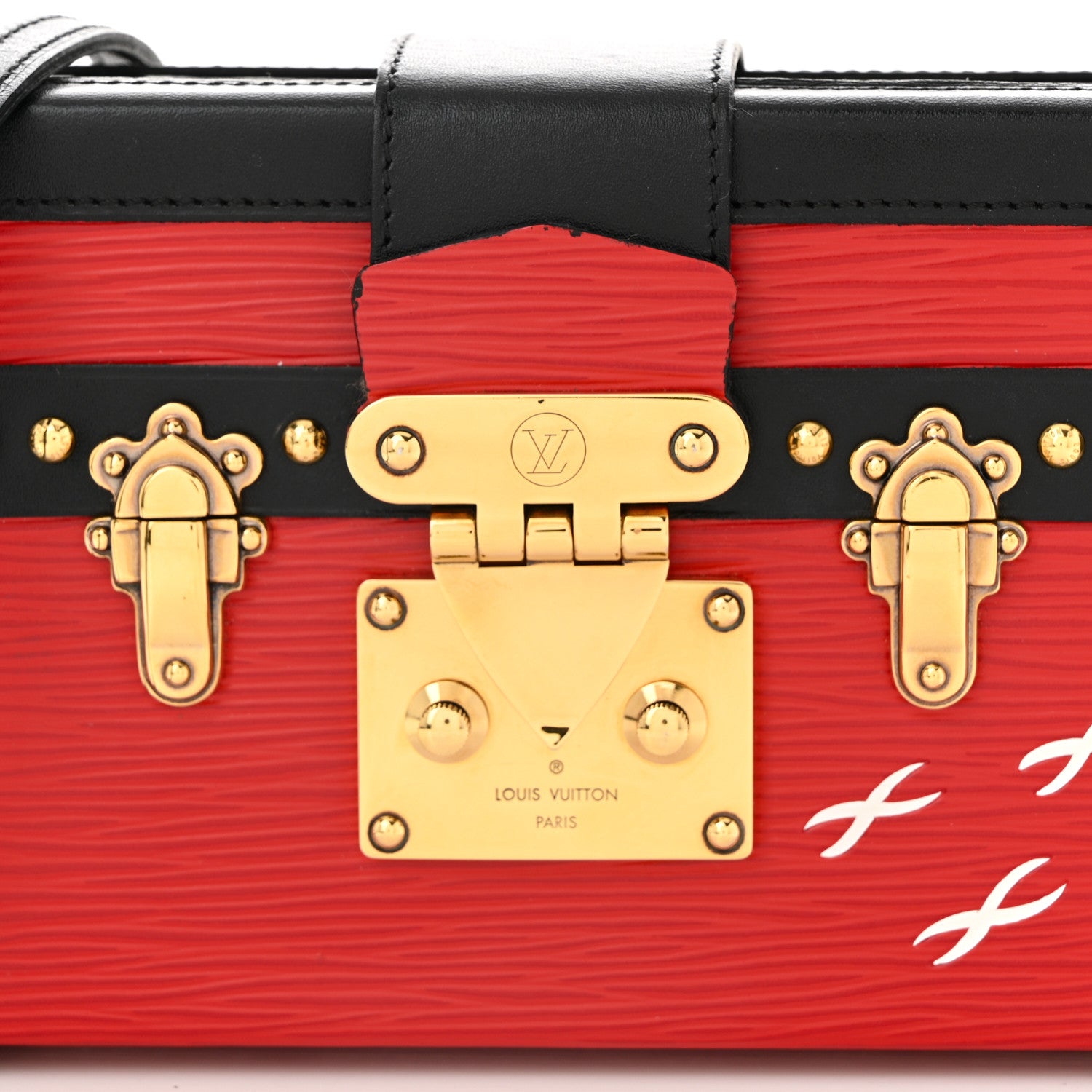 Louis Vuitton Epi Petite Malle Coquelicot 7 of 10