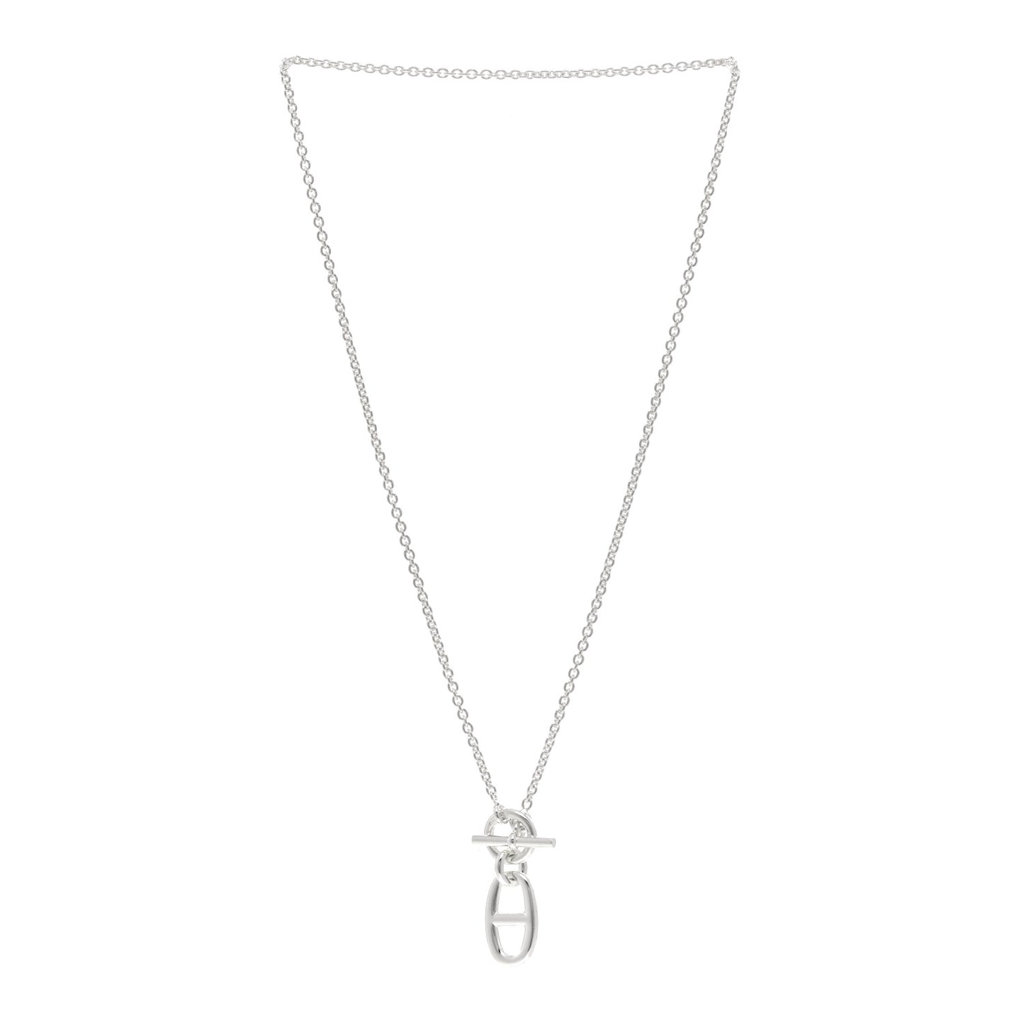 Sterling Silver Amulette Chaine d'Ancre Necklace