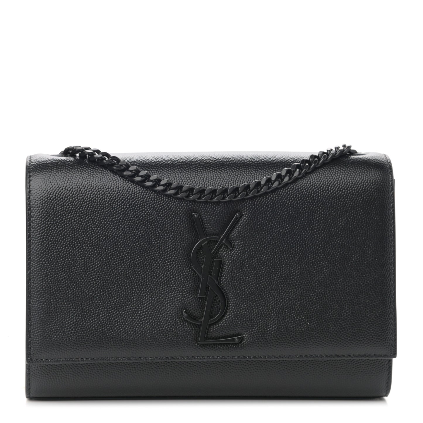 Grain De Poudre Small Monogram Kate Satchel Black