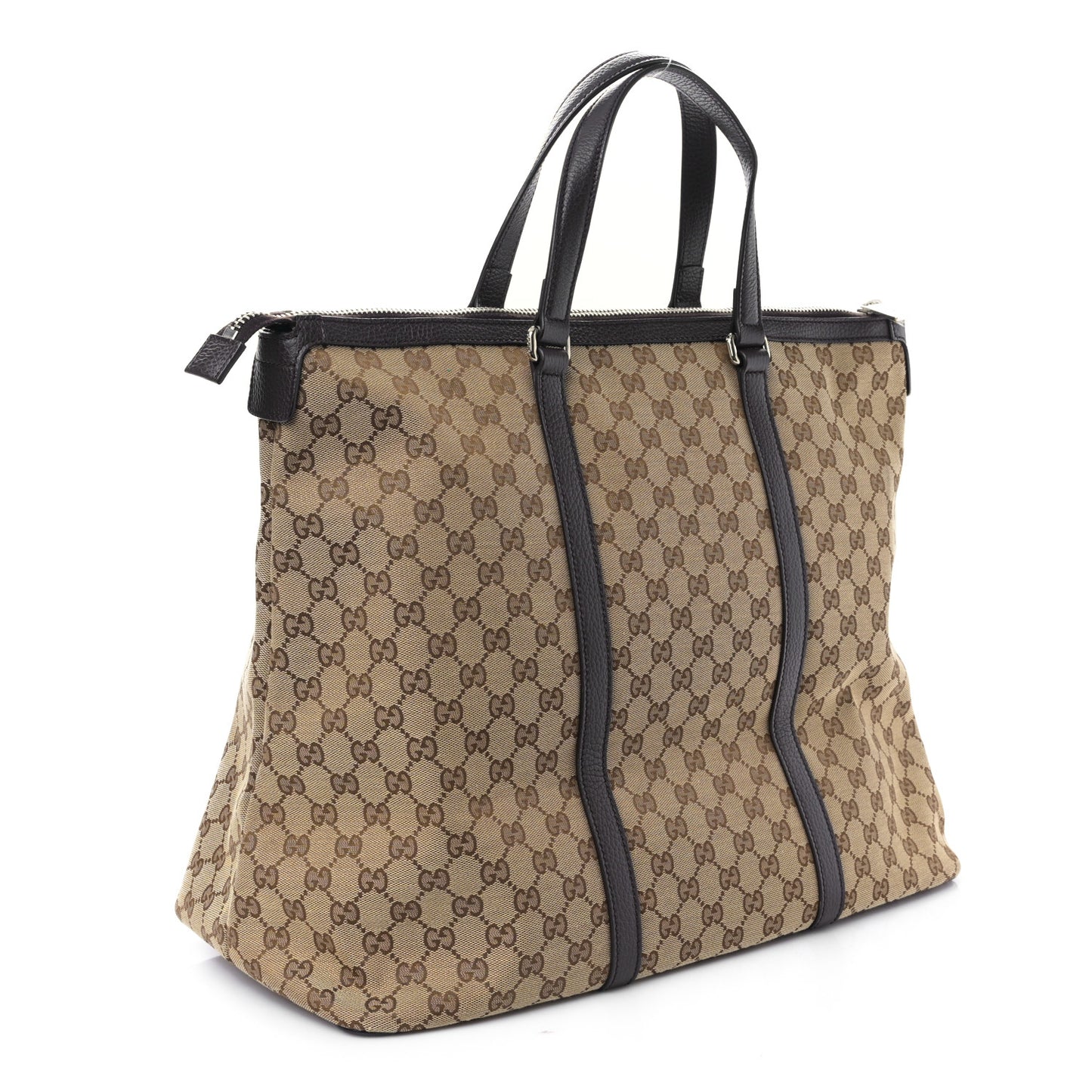 GG Monogram Large Joy Tote Bag Dark Brown