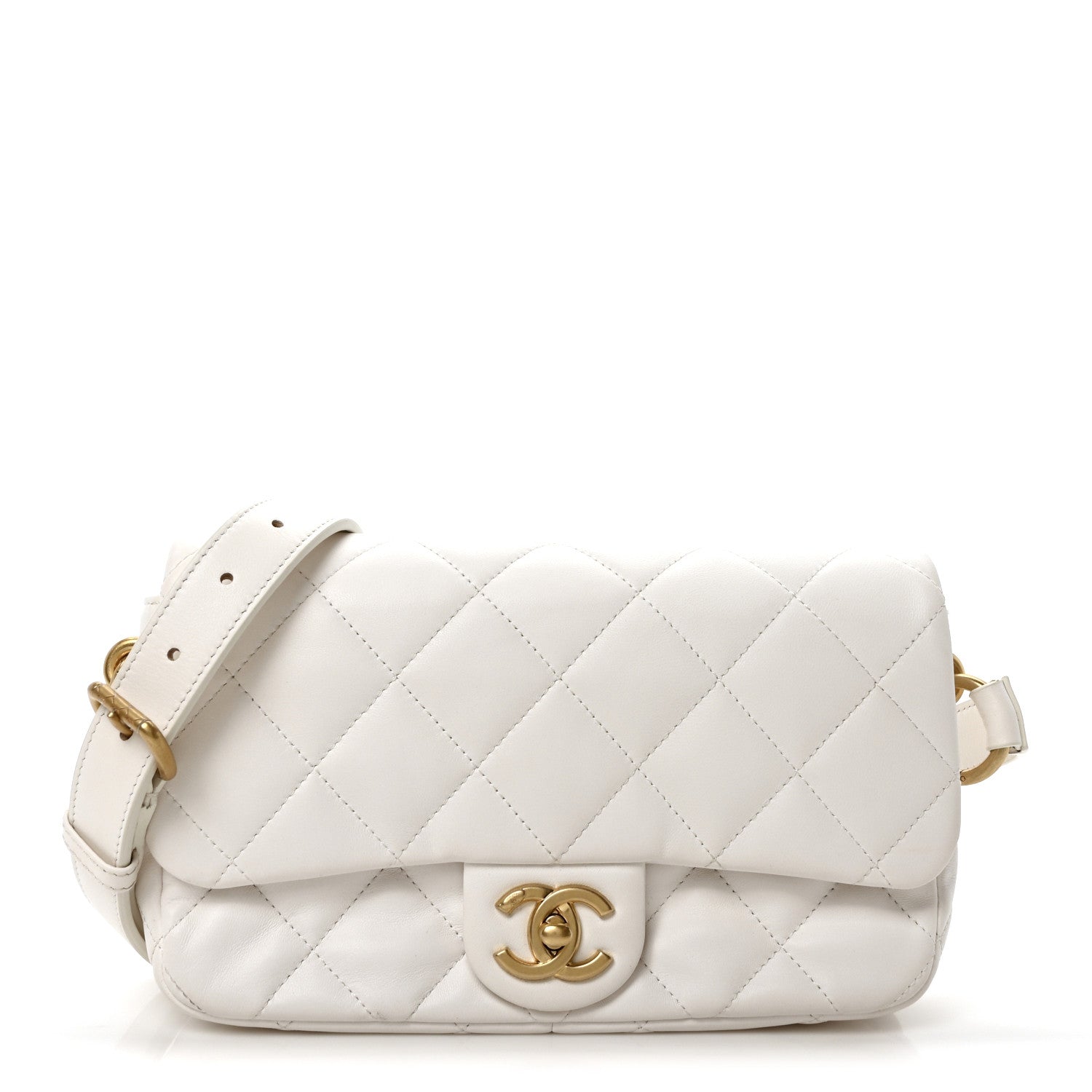 Chanel Lambskin Quilted Flap White 1704142 – FASHIONPHILE display picture 1