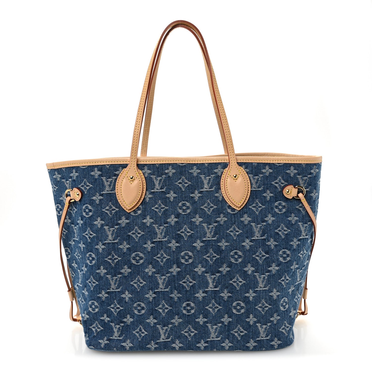 Louis Vuitton Monogram Denim Neo Neverfull MM Blue 1796909