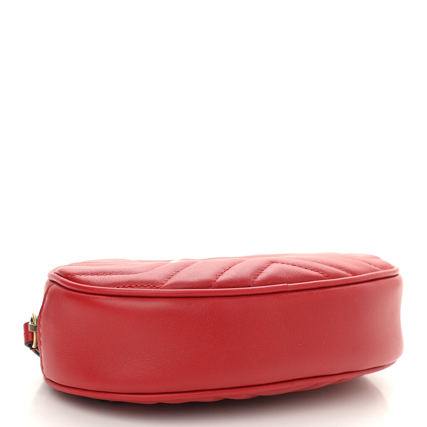 Calfskin Matelasse GG Marmont Belt Bag 85 34 Hibiscus Red