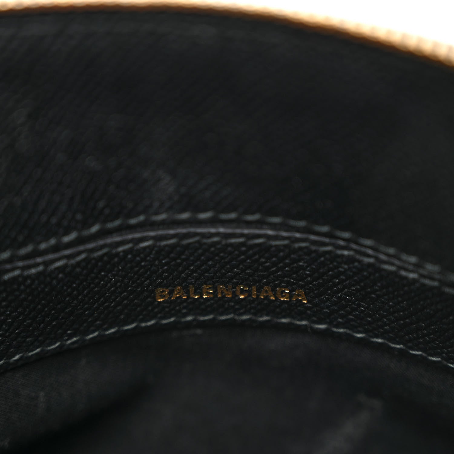Balenciaga Signature Grained Calfskin XXS Ville Top Handle Bag Black White 6 of 10