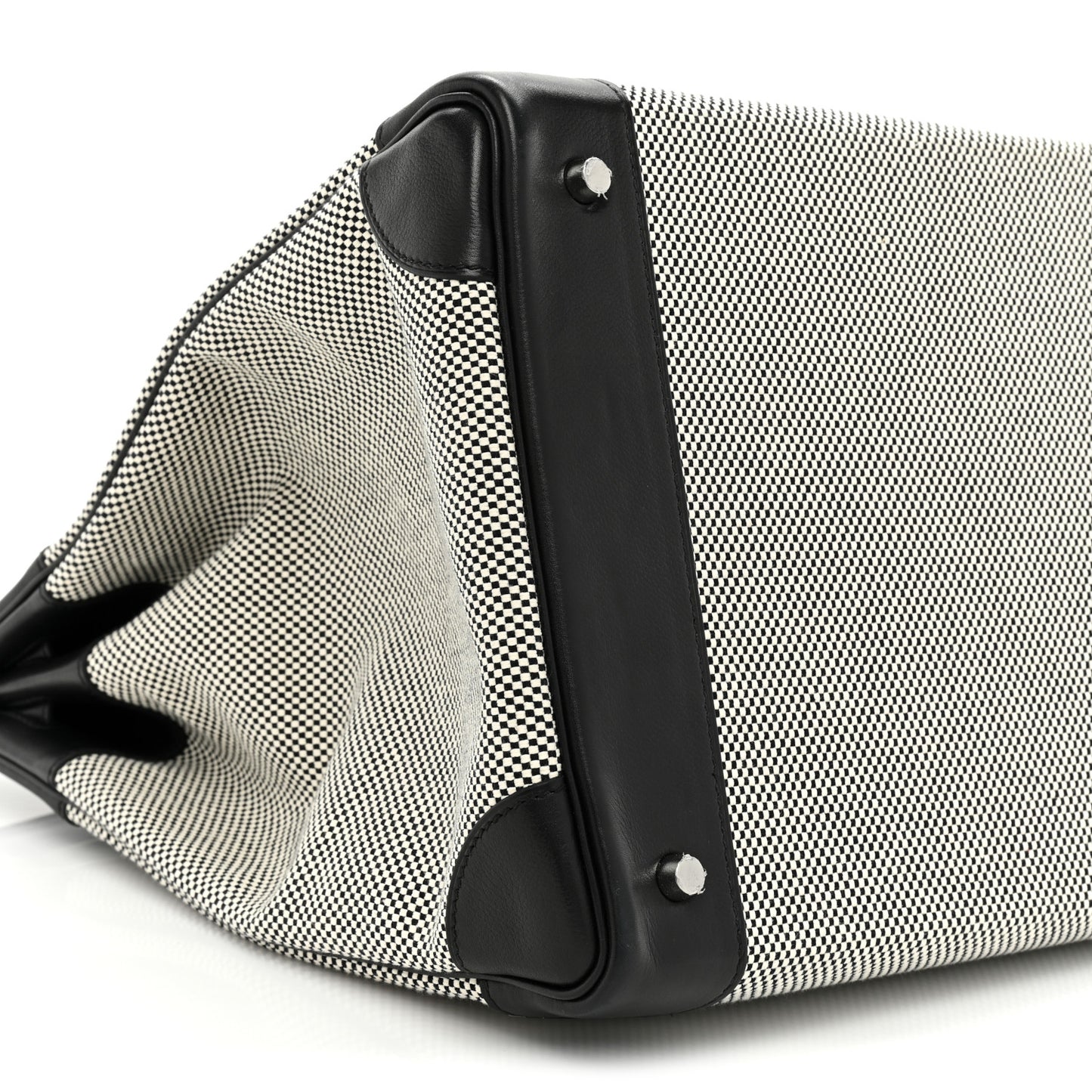 Hunter Criss Viking Evercolor HAC Birkin 40 Ecru Black