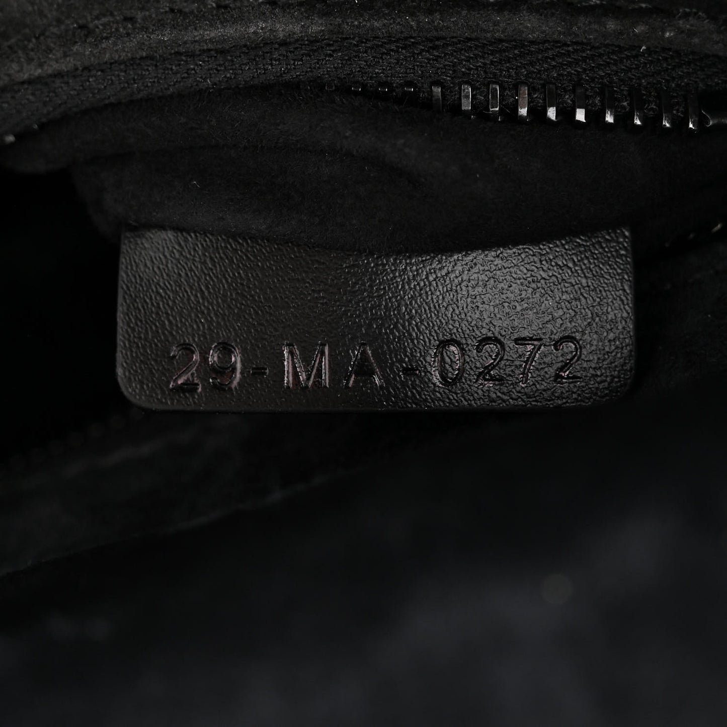 Calfskin Cannage Diamond Small My ABCDior Lady Dior Black