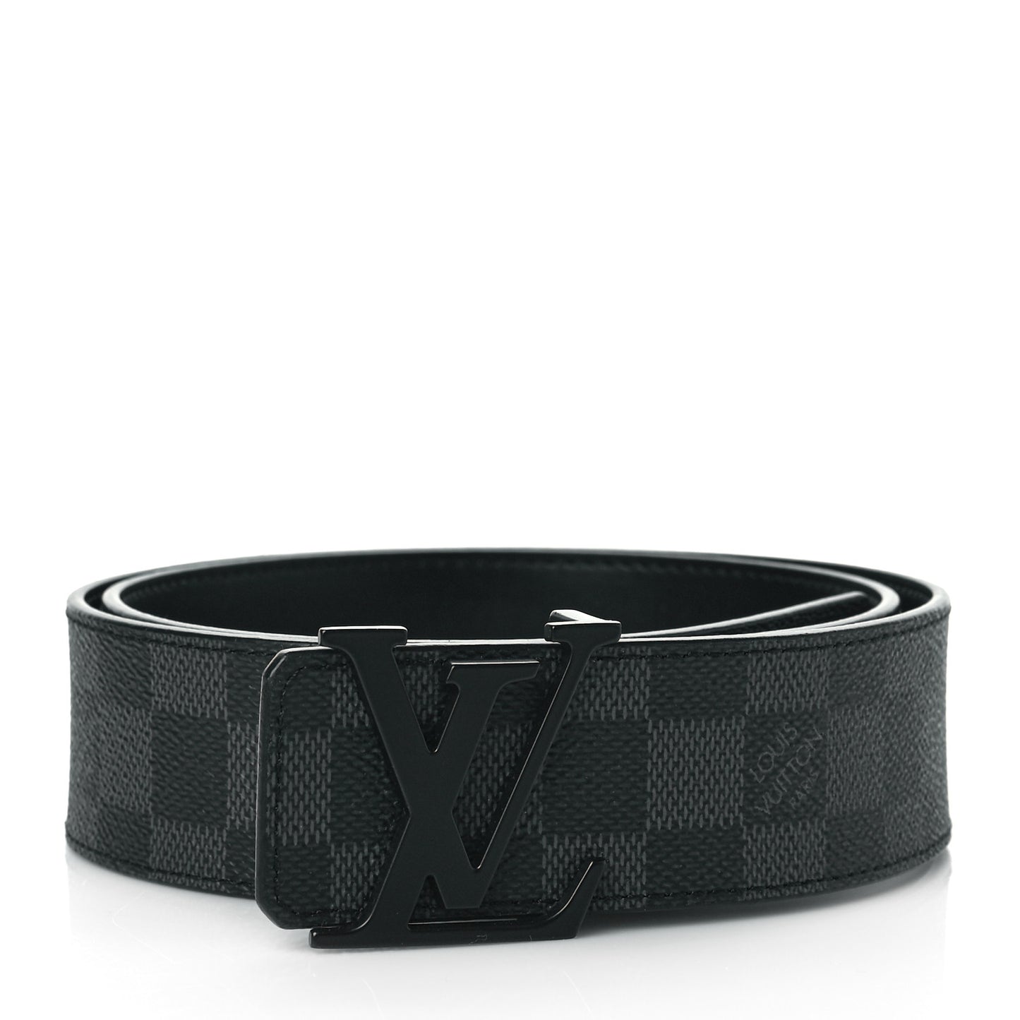 Damier Graphite 40mm LV Initiales Belt 85 34