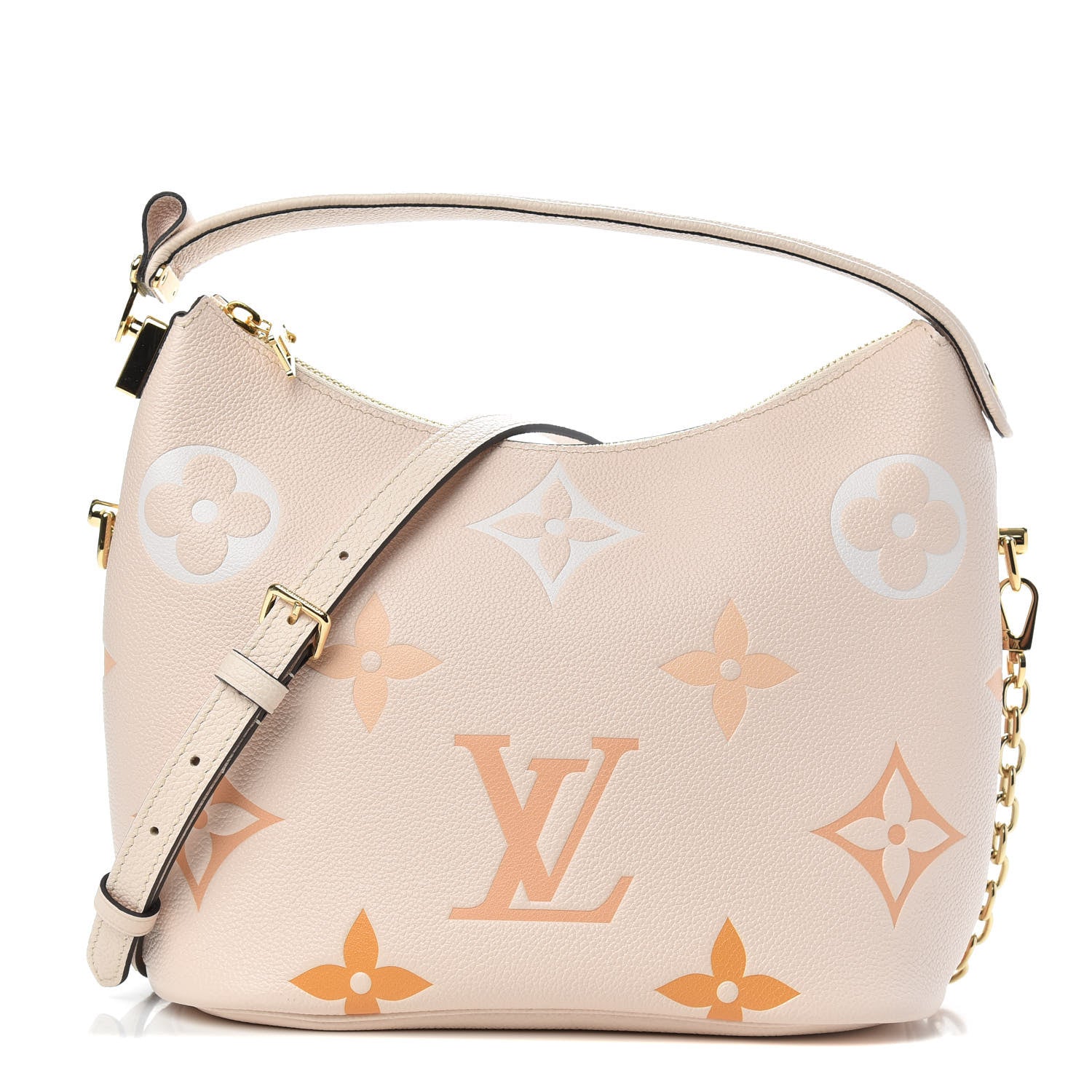 Louis Vuitton Empreinte Monogram Giant By The Pool Marshmallow Hobo Cream Saffron 1 of 9